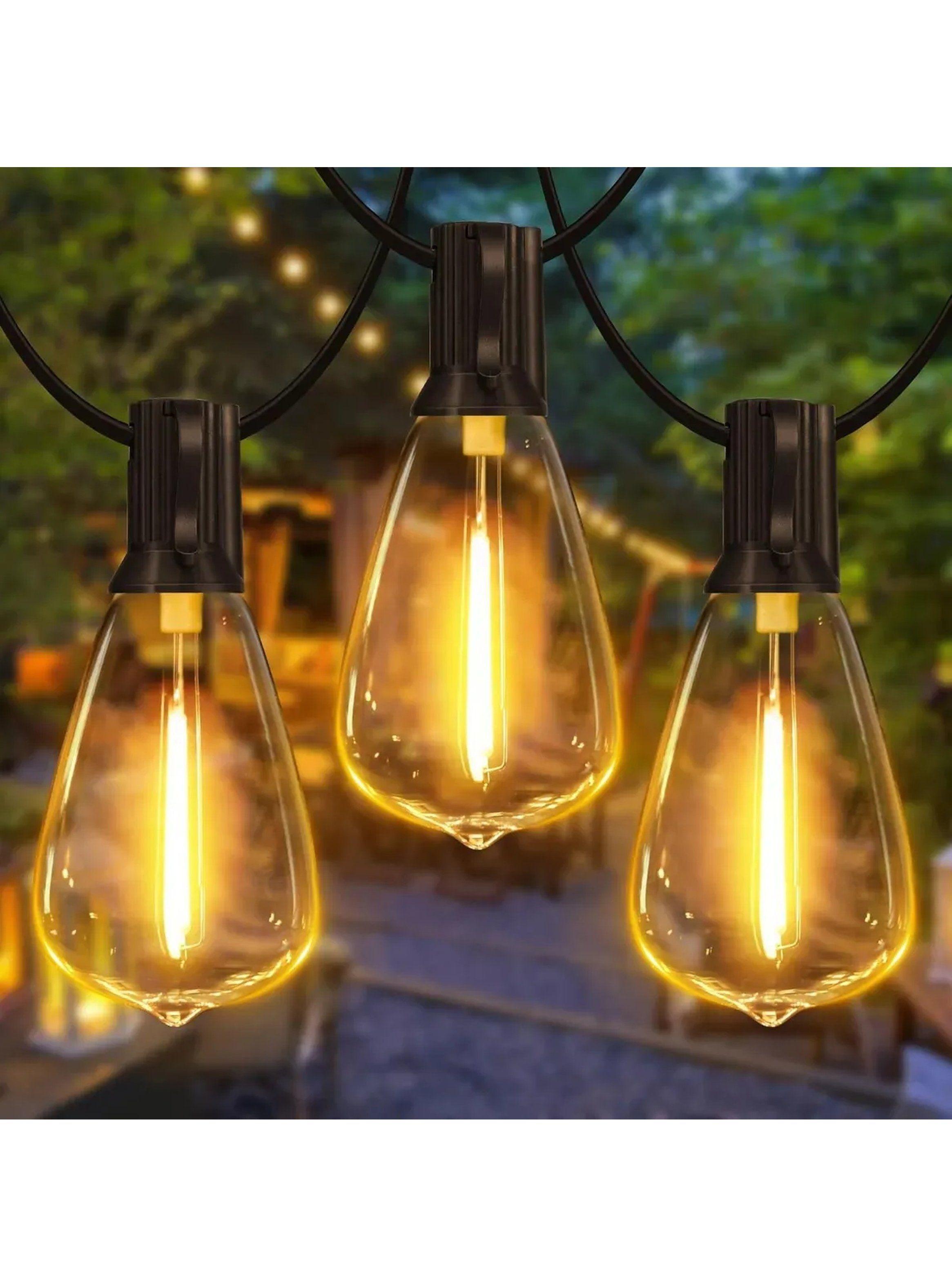 Luces de Cadena LED Regulables E12 Conectables 8 Hilos 20 AWG-5