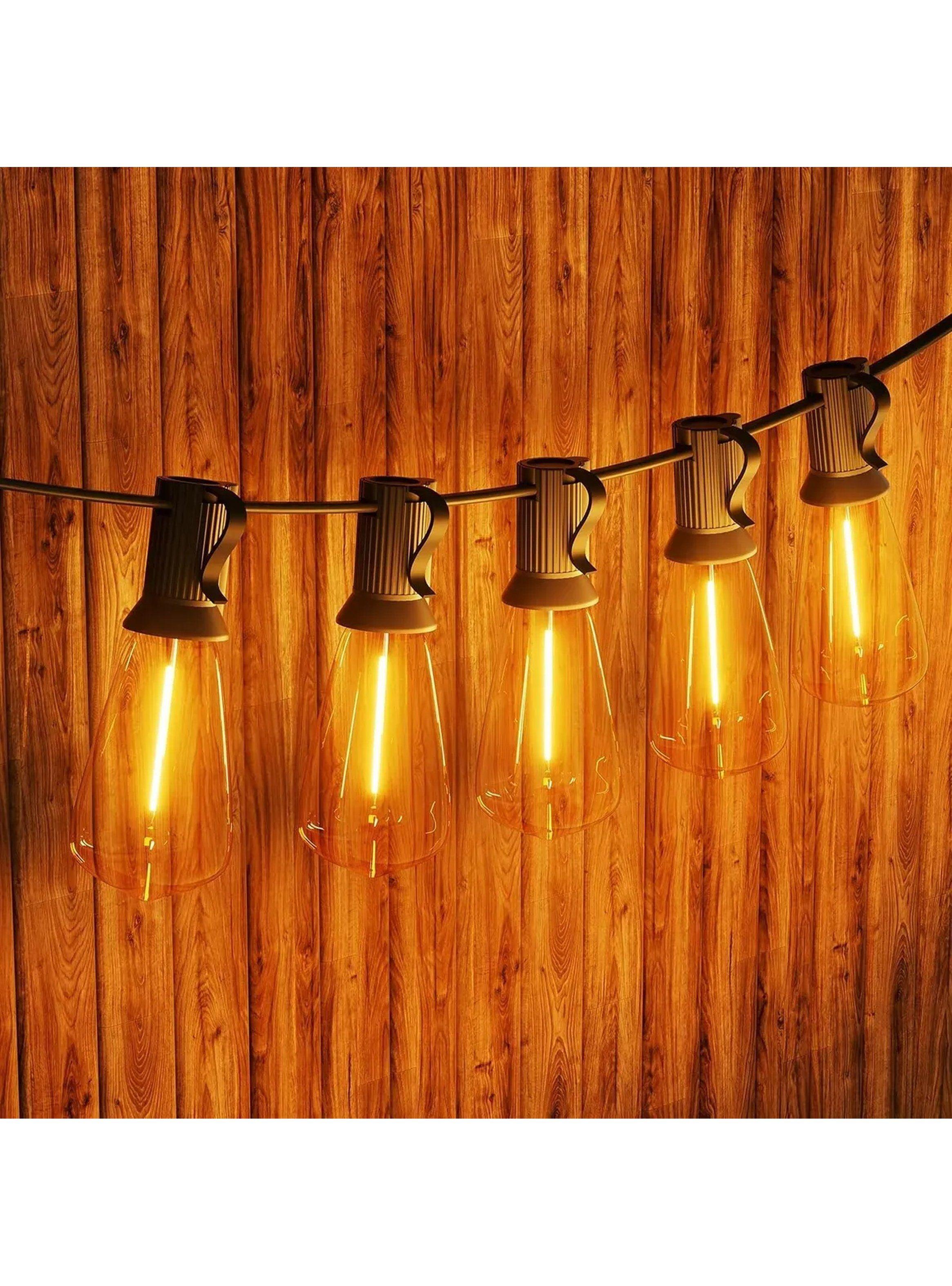 Luces de Cadena LED Regulables E12 Conectables 8 Hilos 20 AWG-7