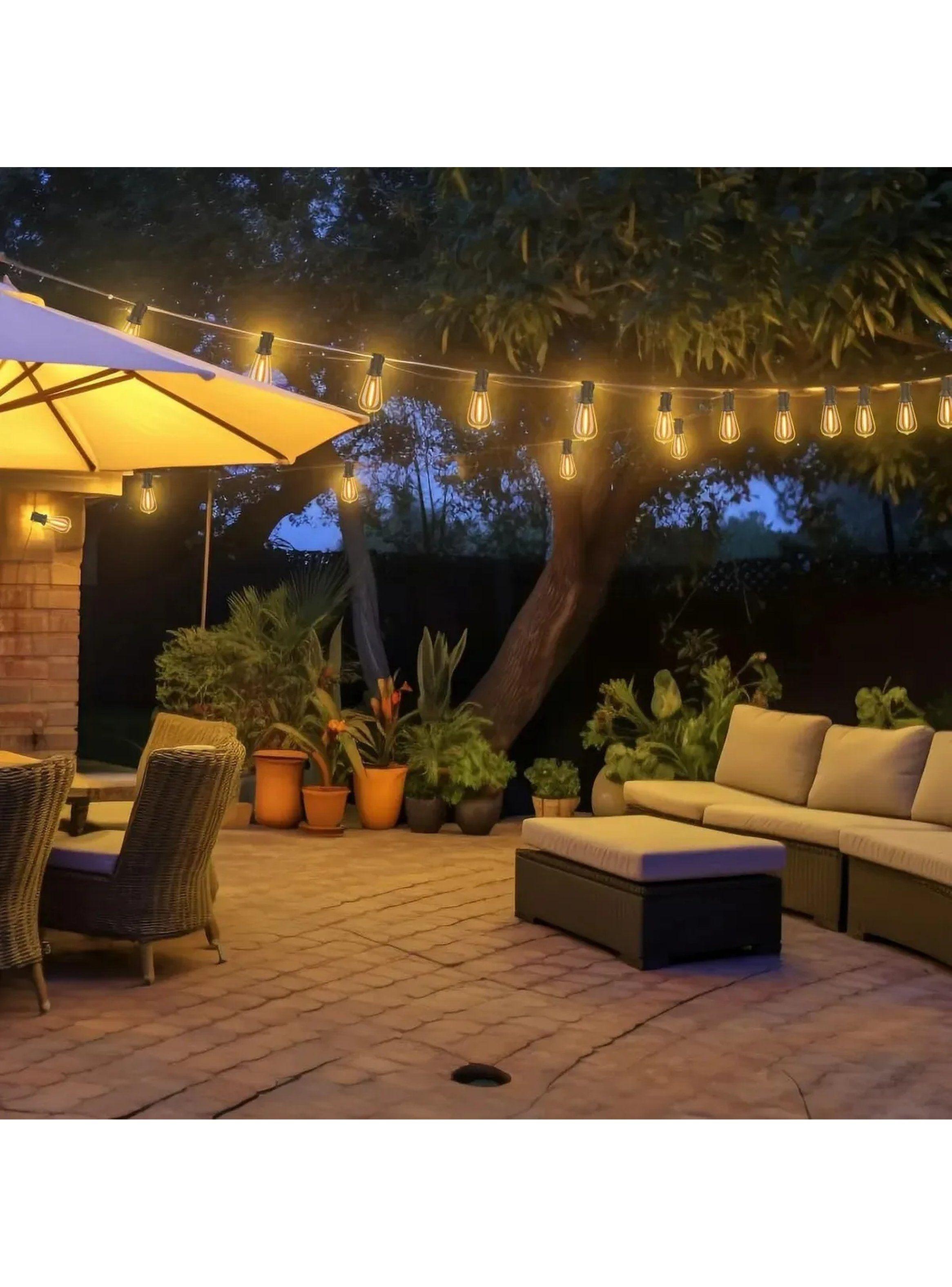 Luces de Cadena LED Regulables E12 Conectables 8 Hilos 20 AWG-9