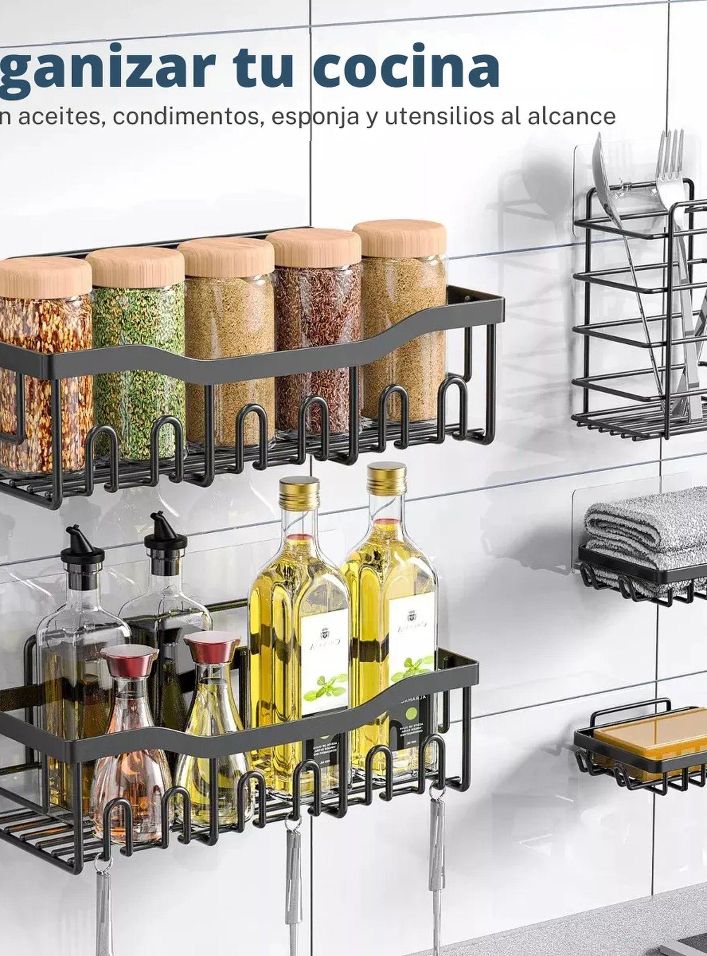 Estantería de Ducha Adhesiva Acero Inoxidable SUS 304 Resistente al Óxido-3