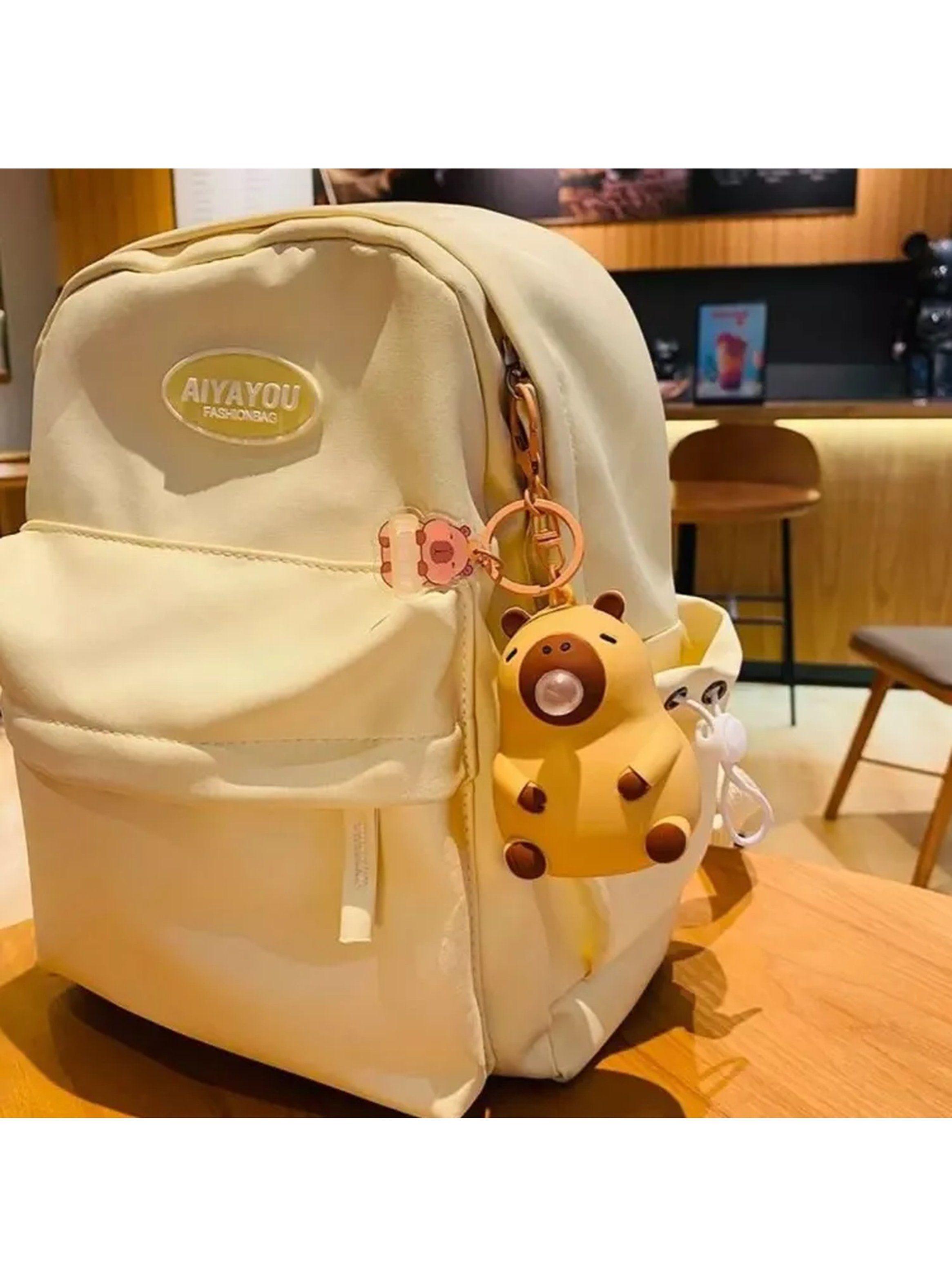 Pulsera de Peluche Ajustable Diseño Animal Marrón-5