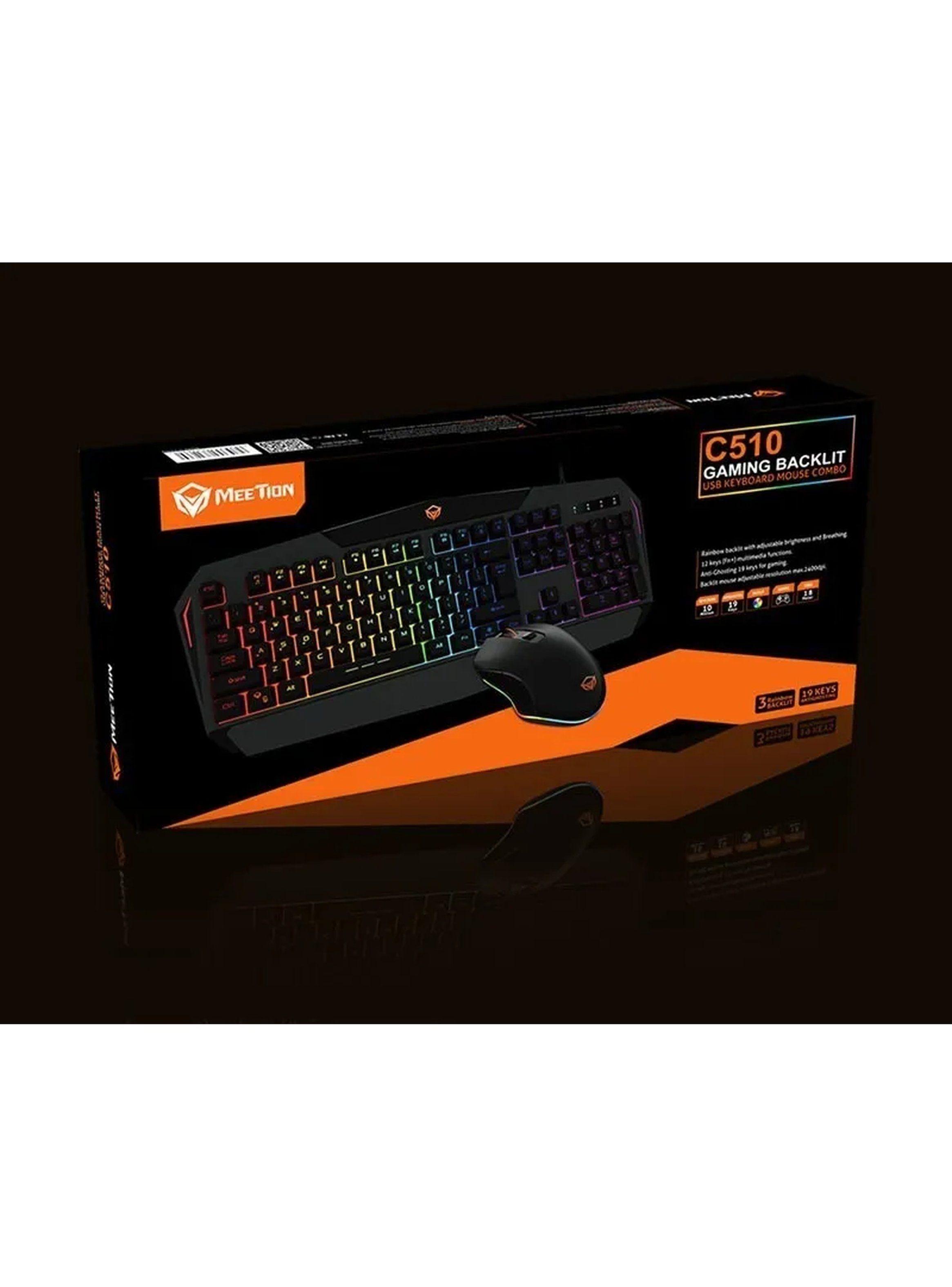 Combo Teclado Mecánico y Mouse RGB Gaming Axion-3