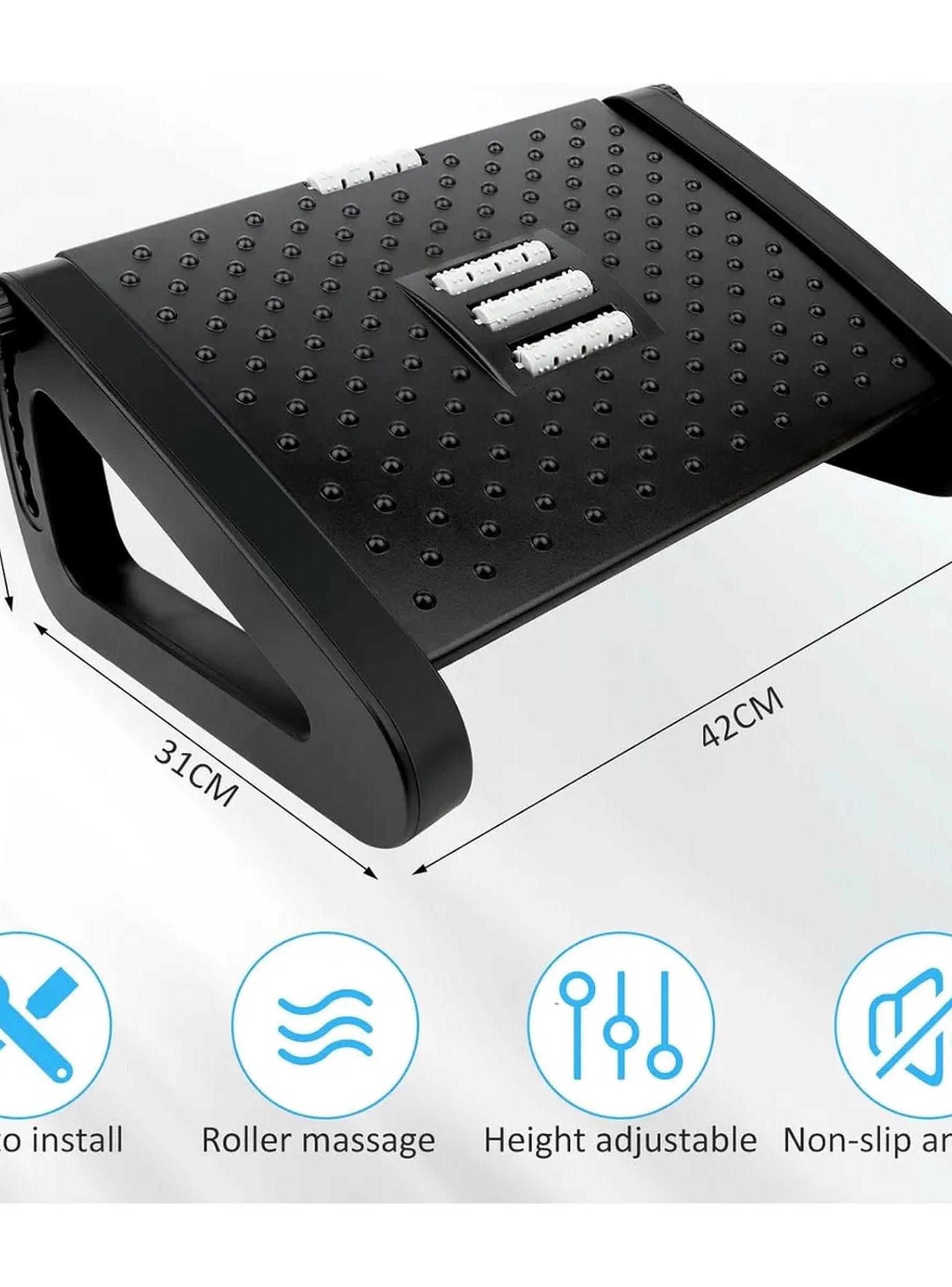 Reposapiés Ergonómico Ajustable Masajeador Antideslizante-2