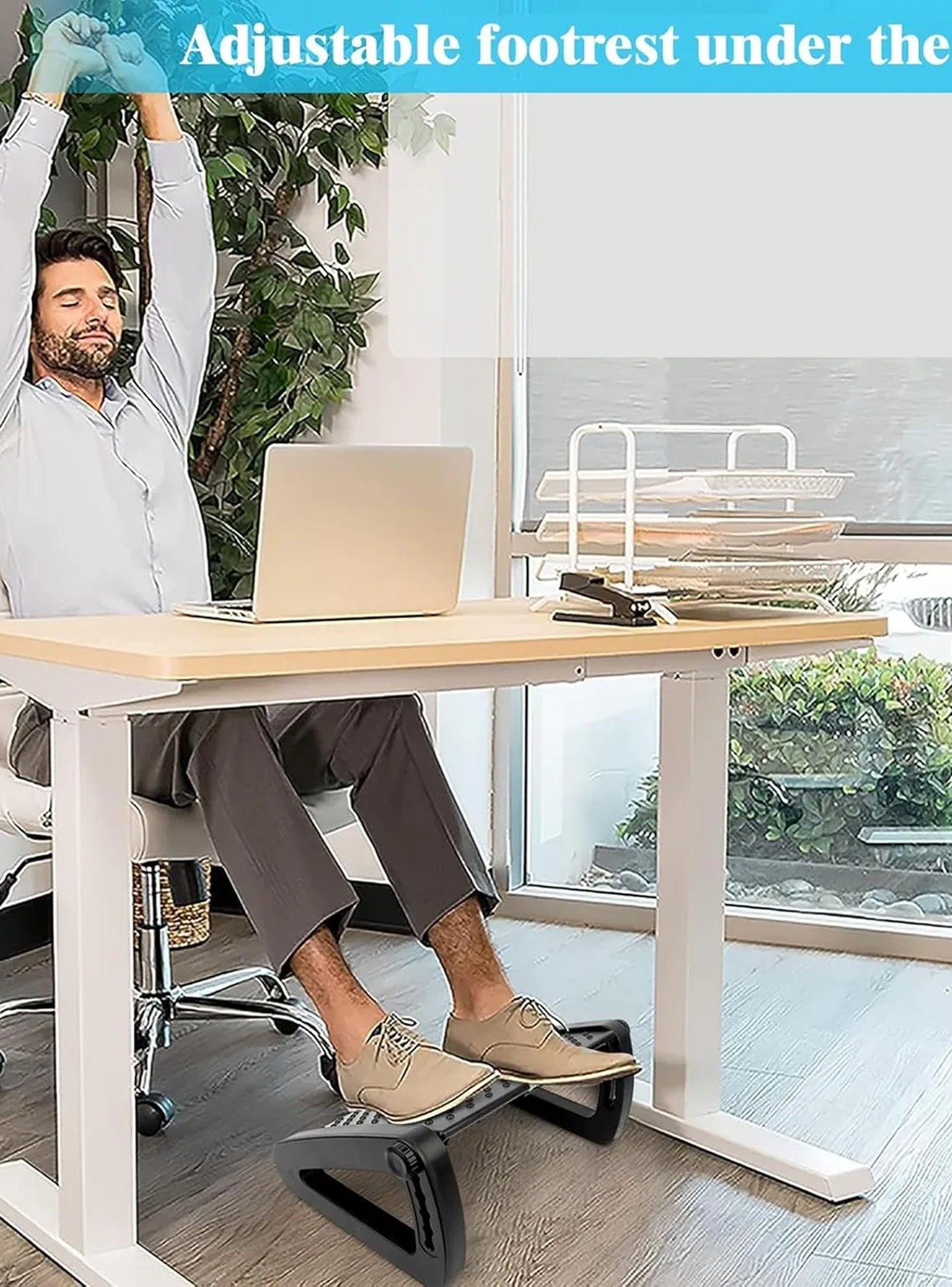 Reposapiés Ergonómico Ajustable Masajeador Antideslizante-6