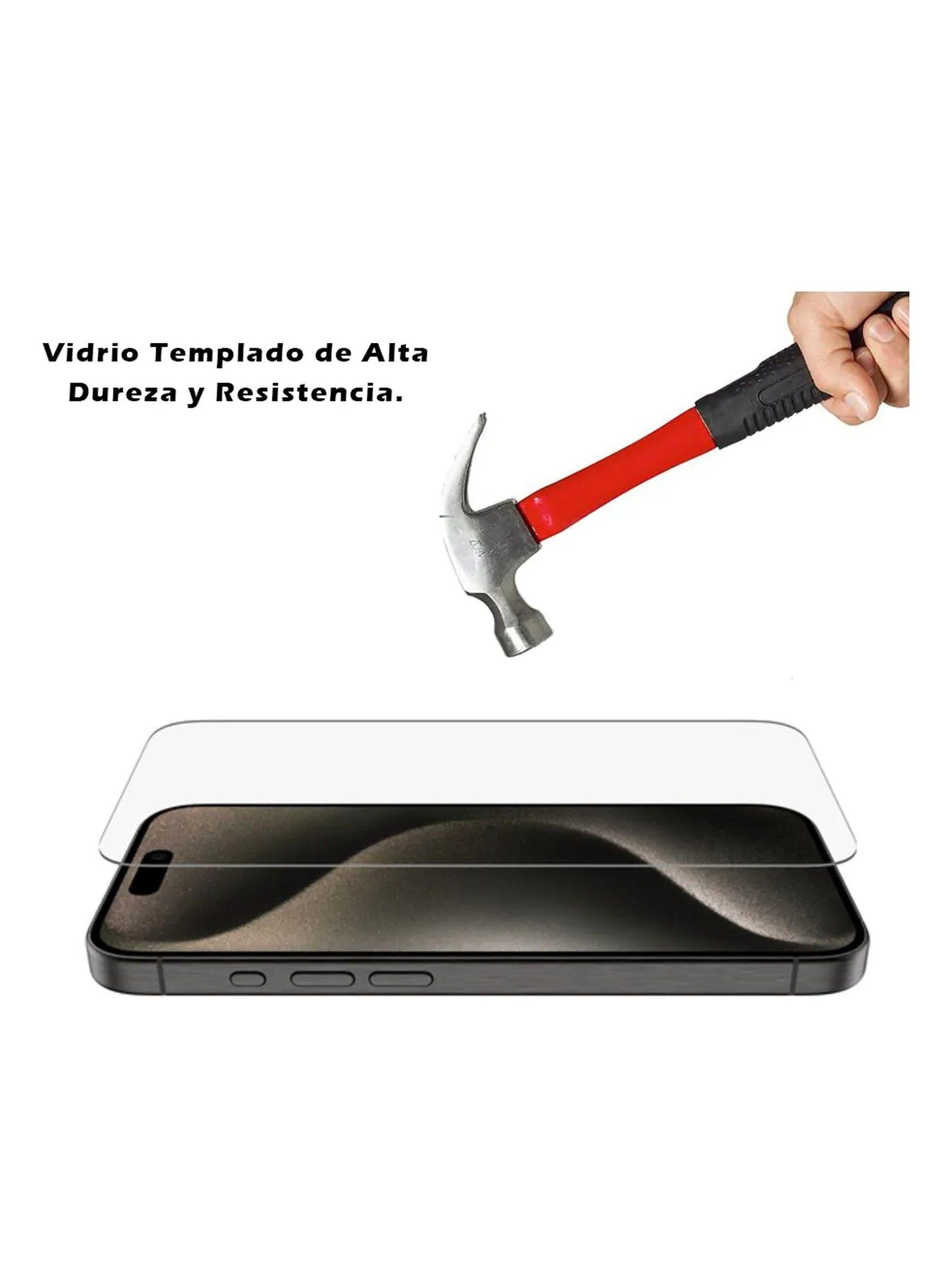 Protector de Pantalla Vidrio Templado Anti Rayones HD Compatible iPhone 15-2