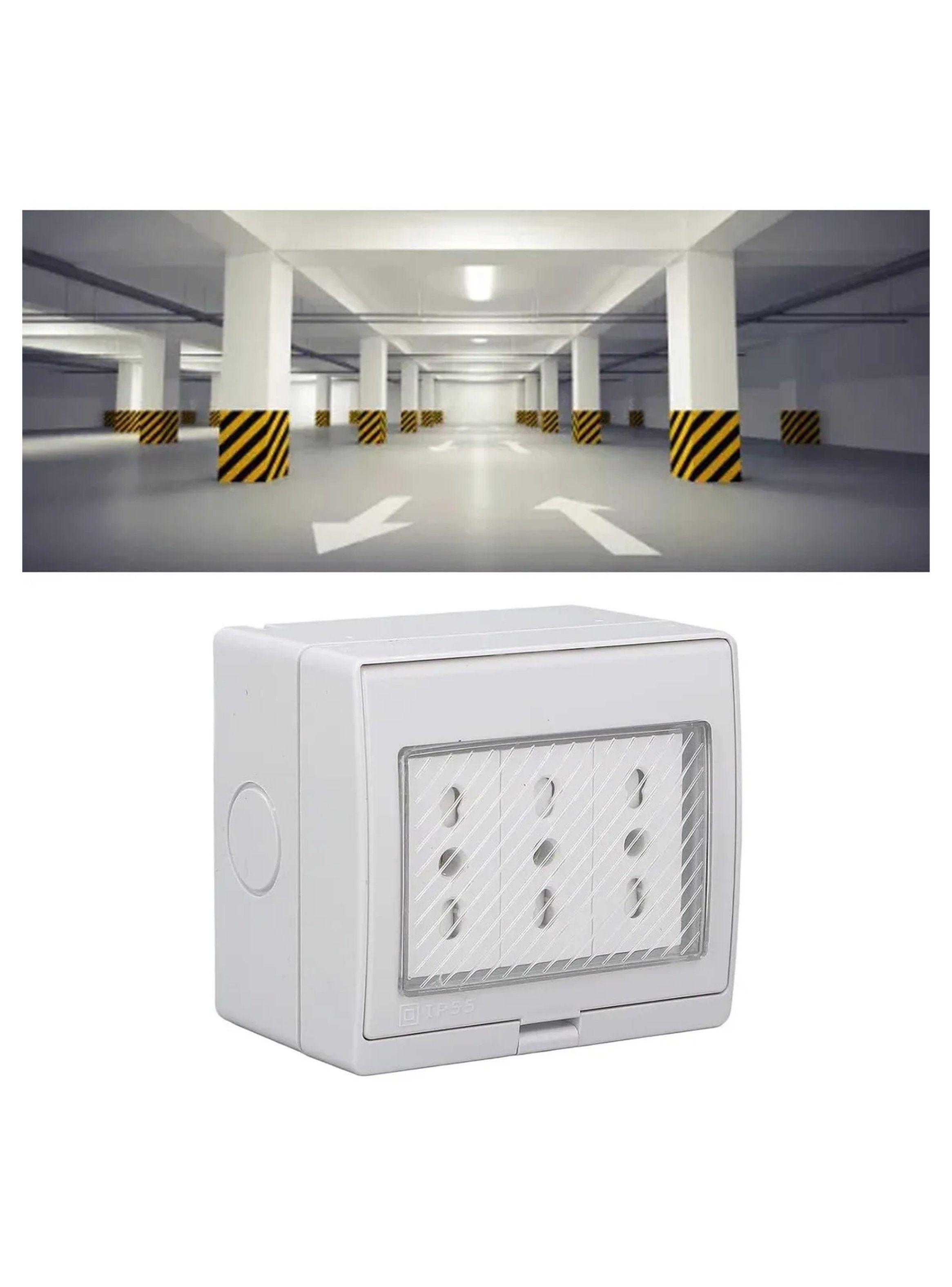 Caja Enchufe Exterior Impermeable Antigolpes Resistente Al Polvo-4