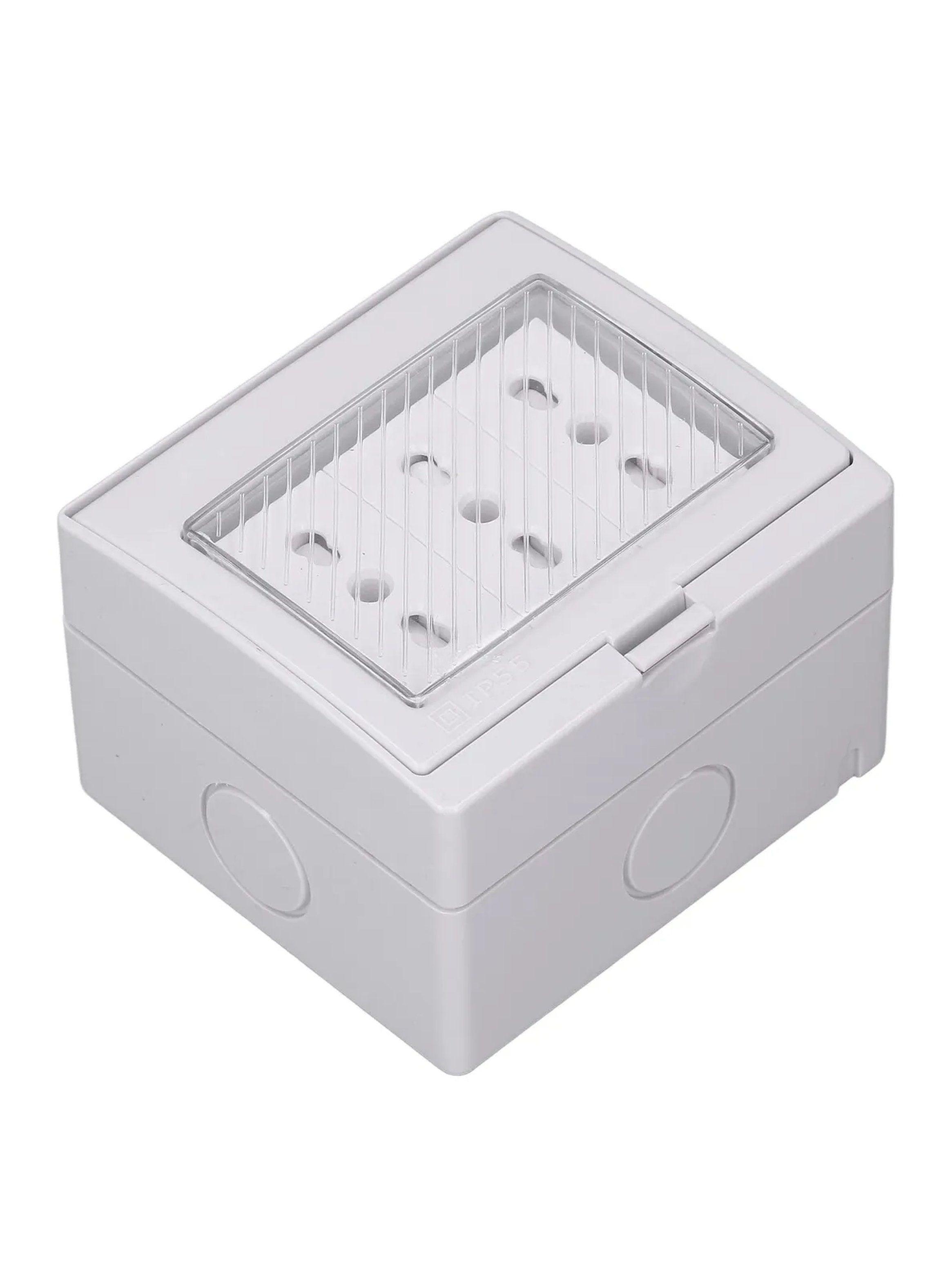 Caja Enchufe Exterior Impermeable Antigolpes Resistente Al Polvo-6
