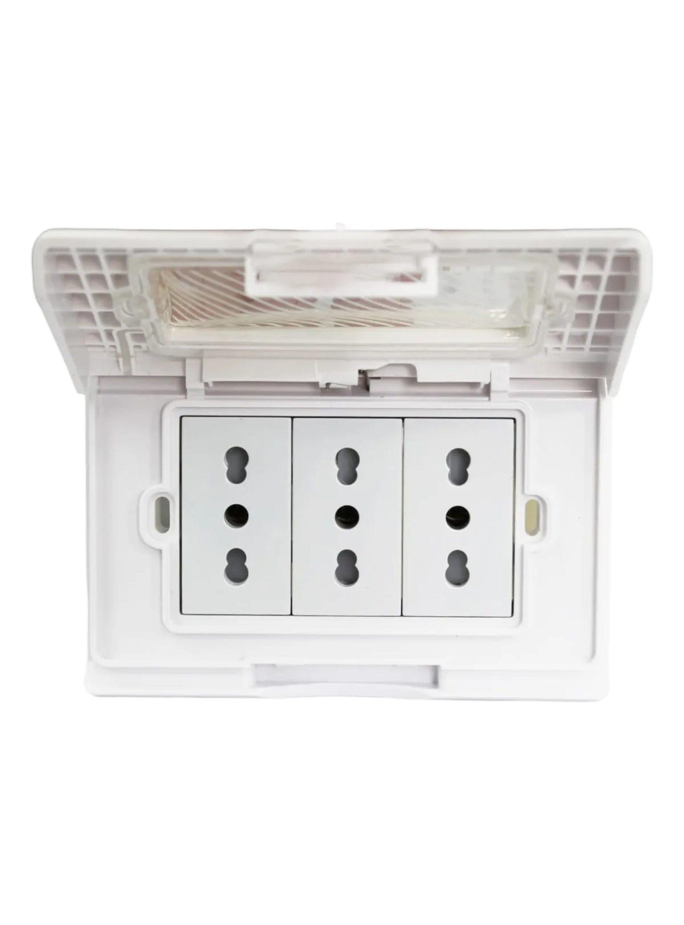 Caja Enchufe Exterior Impermeable Antigolpes Resistente Al Polvo-9