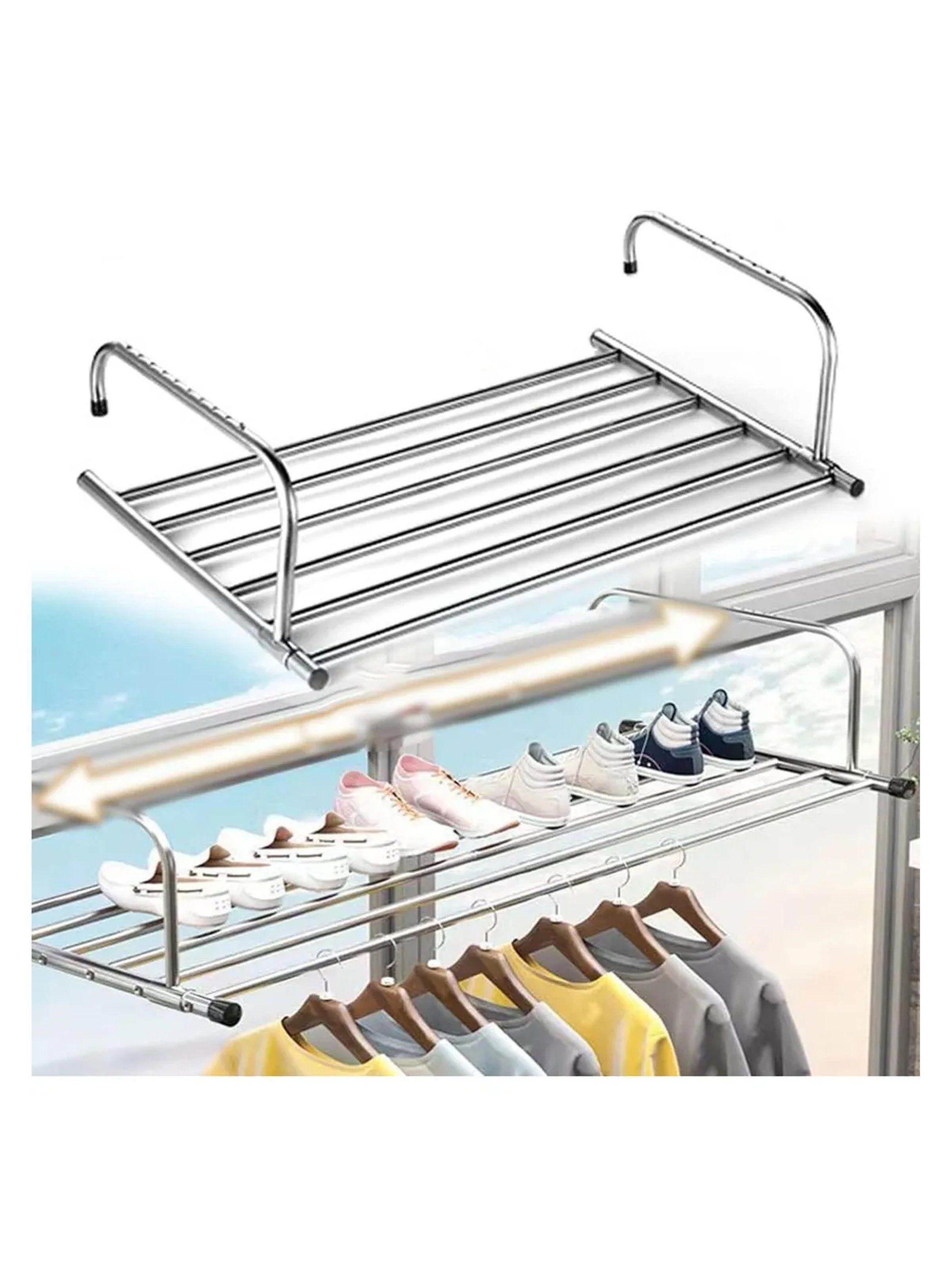 Estante de Secado Ajustable Acero Inoxidable Multiusos-2