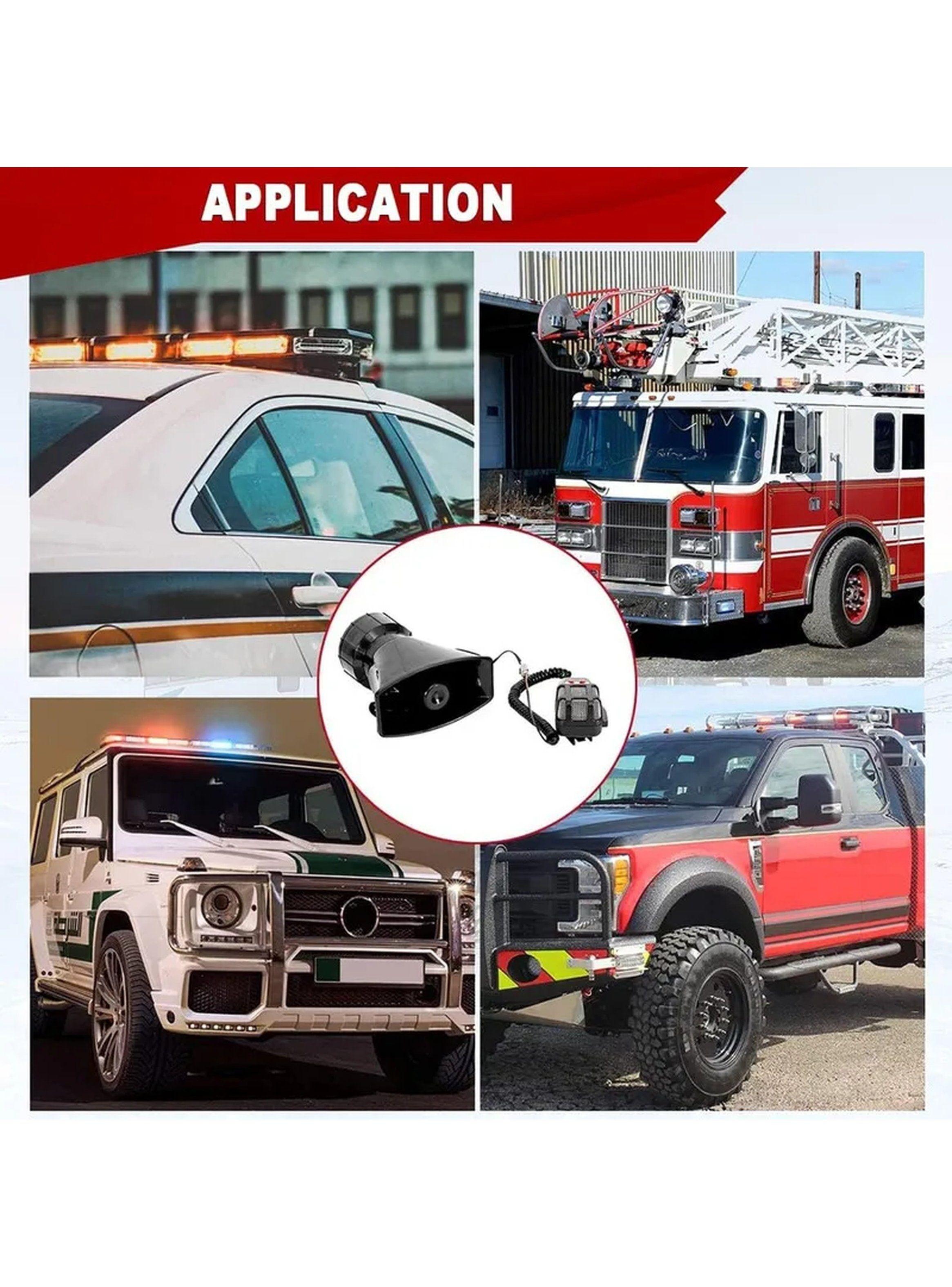 Altavoz Sirena 100W 7 Tonos 115-120dB 12V-8