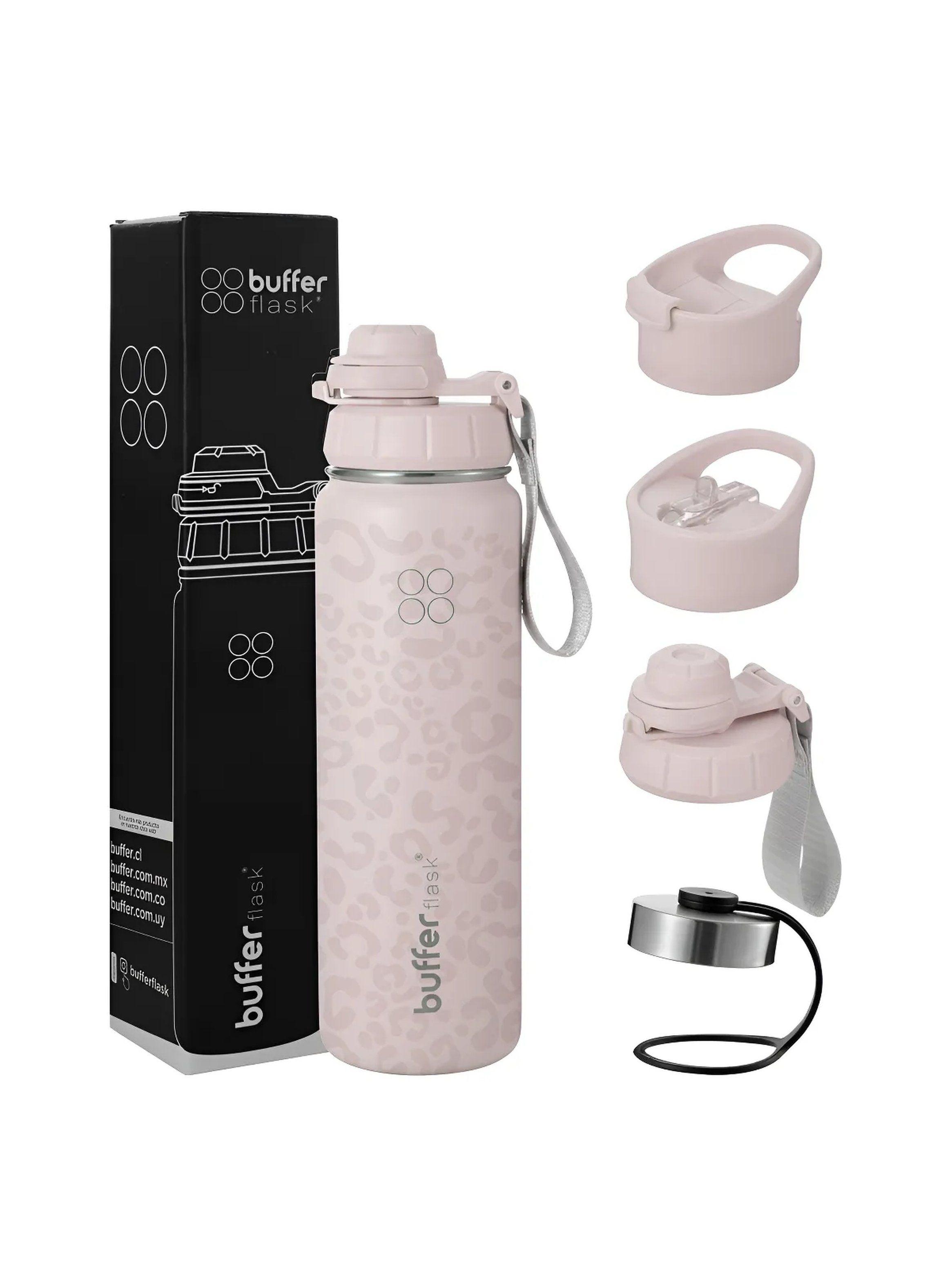 Botella Térmica 700ml Acero Inoxidable Libre de BPA Rosa-0