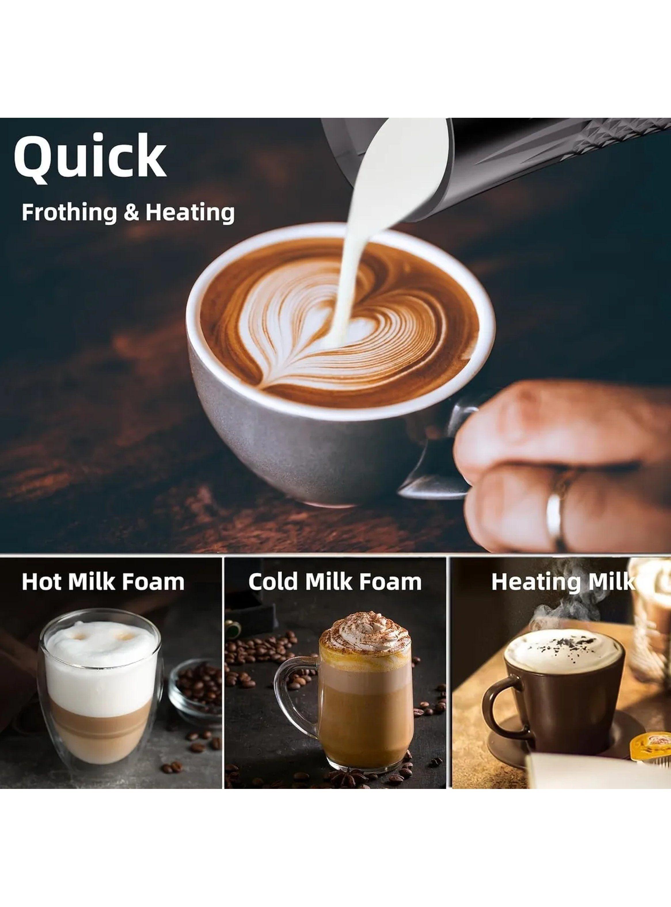 Espumador De Leche Automático 240ml Negro-3