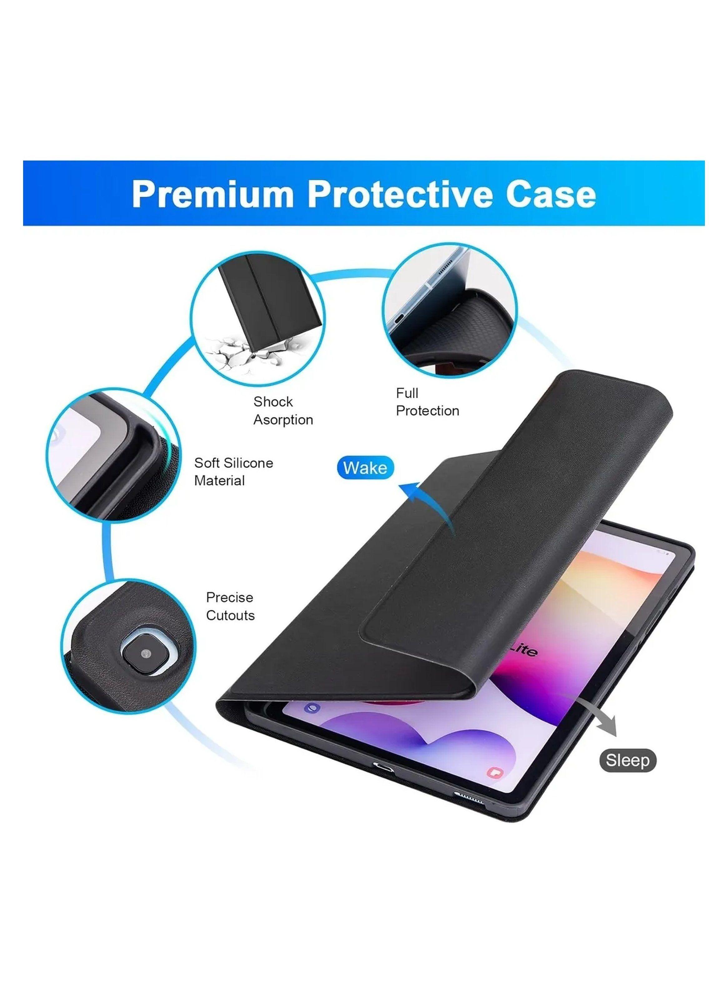 Funda con Teclado Retroiluminado para Samsung Galaxy Tab S6 Lite 10.4" Magnética Ajustable-4