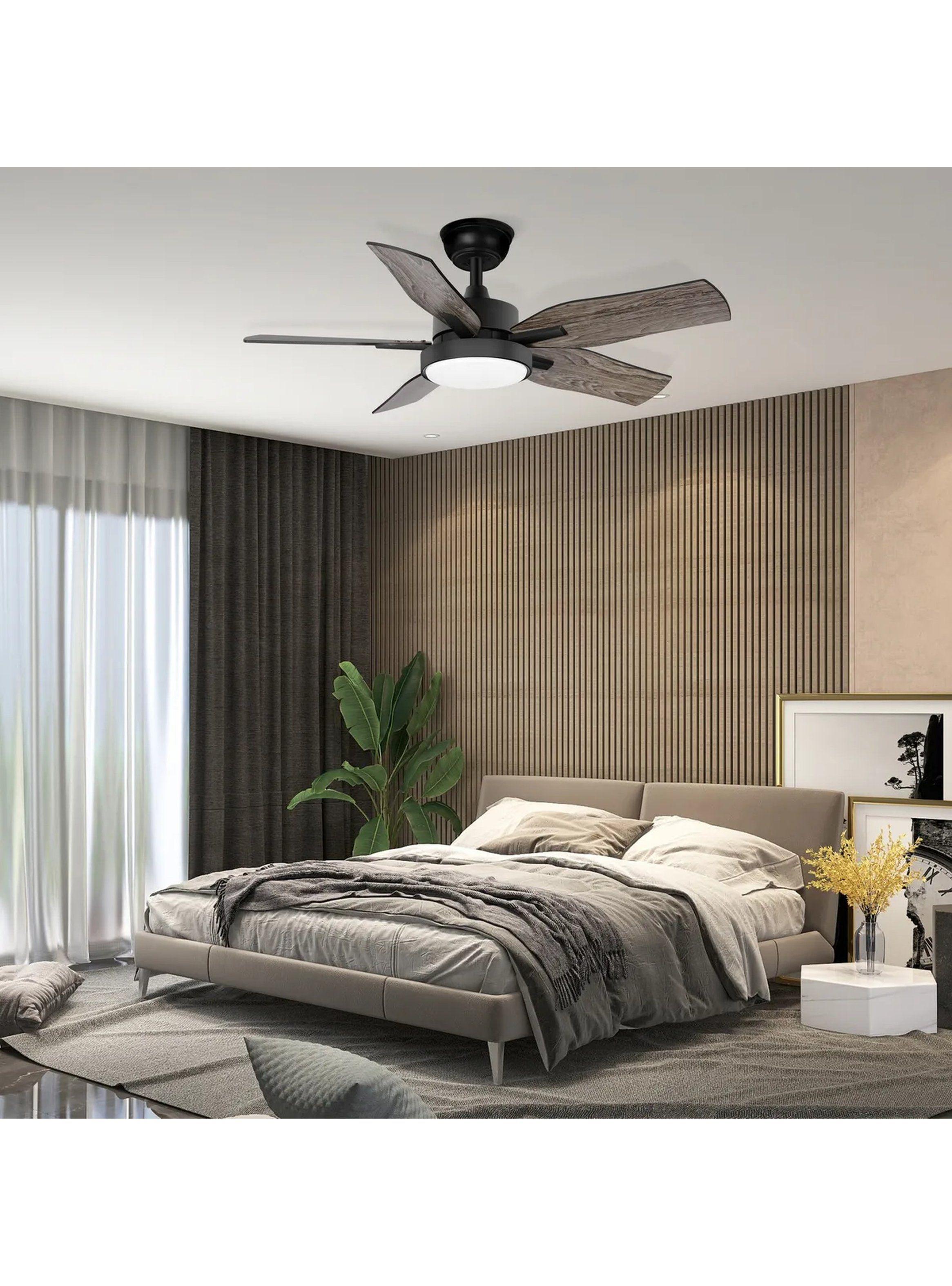 Ventilador De Techo Silencioso LED Control Remoto 6 Velocidades-7