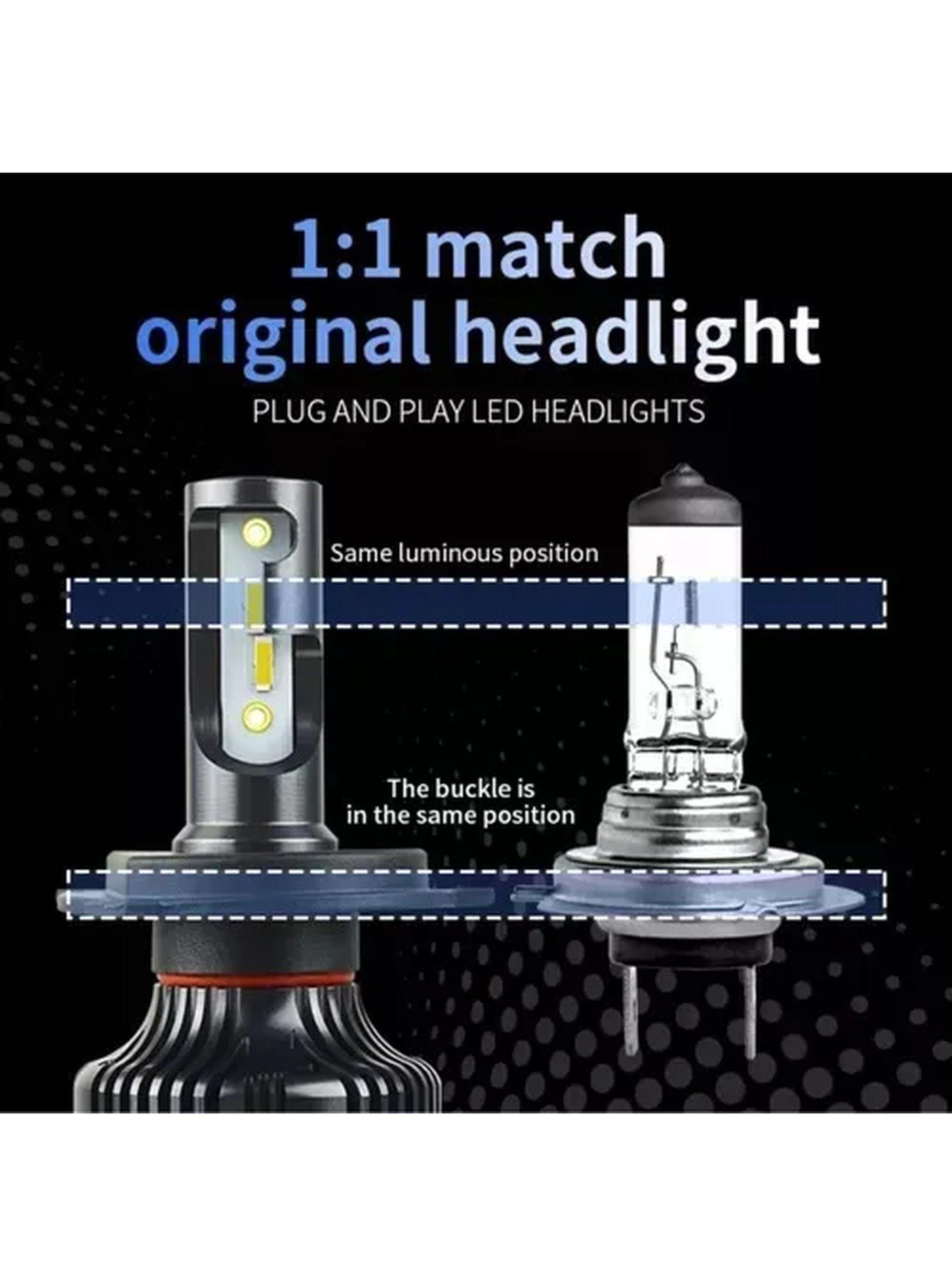 Bombillas LED para Faros H4 350% Más Brillantes-6