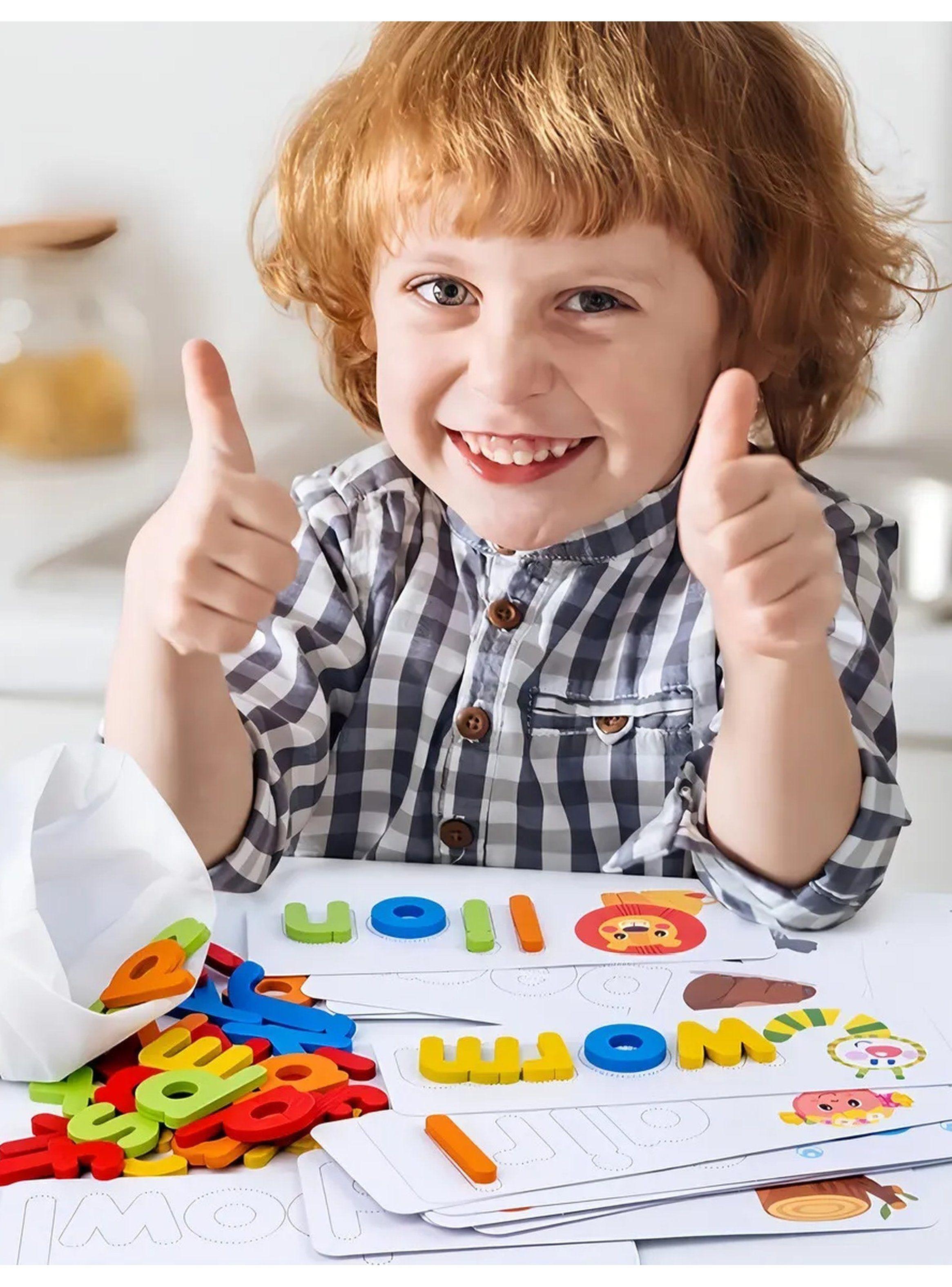 Juego De Palabras Infantil Didáctico Cognitivo Montessori 3+-2