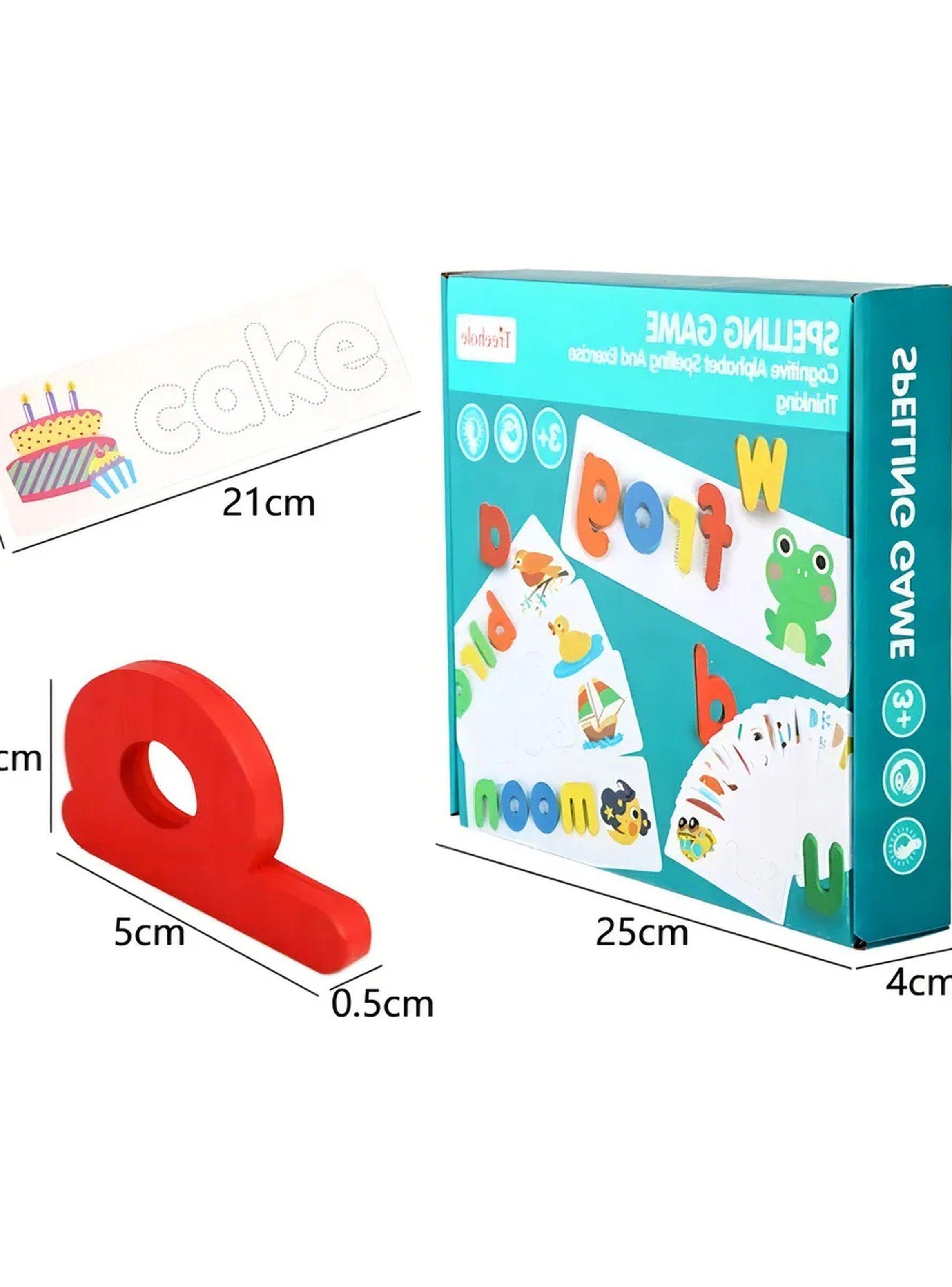 Juego De Palabras Infantil Didáctico Cognitivo Montessori 3+-4