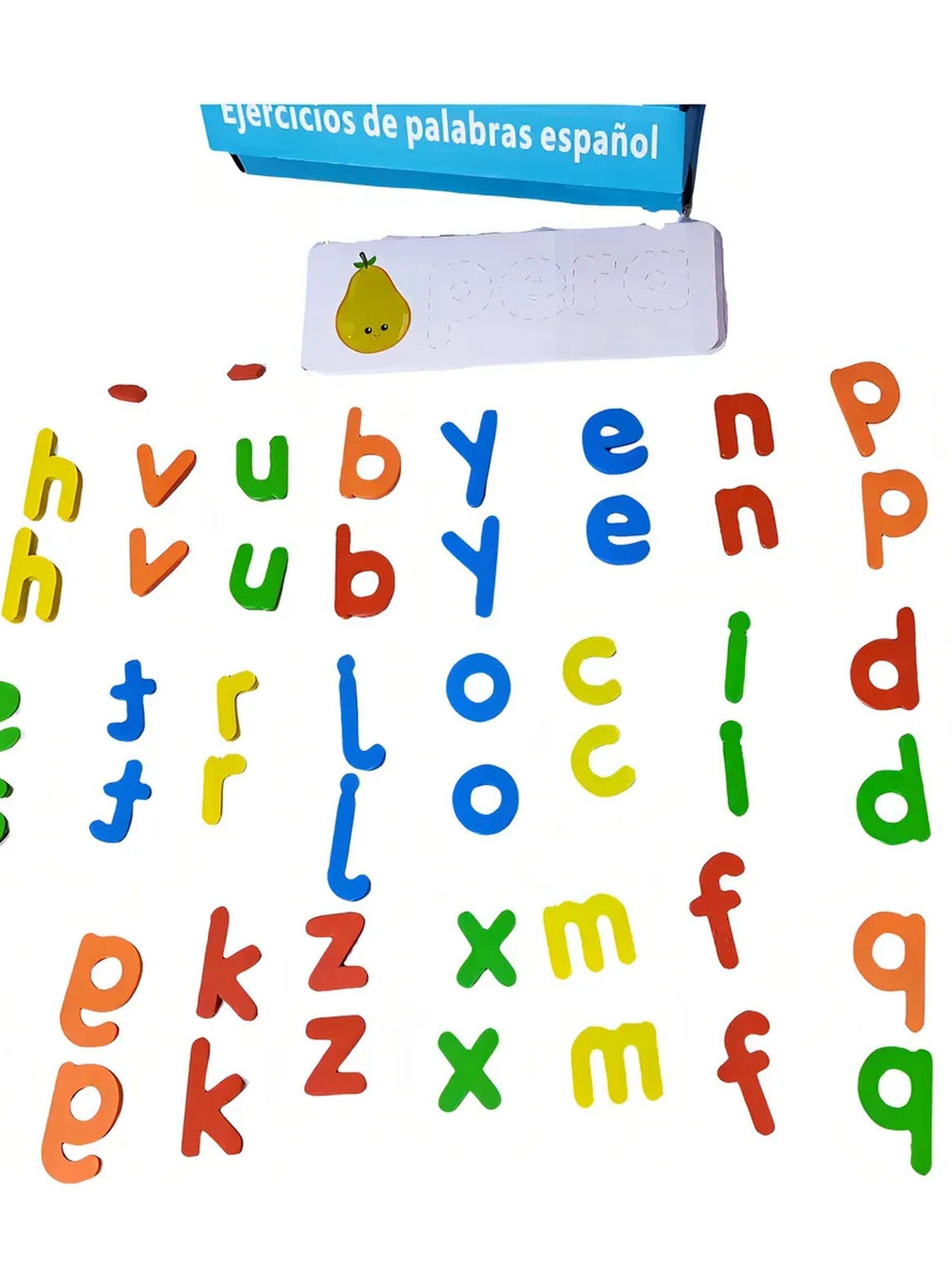 Juego De Palabras Infantil Didáctico Cognitivo Montessori 3+-5