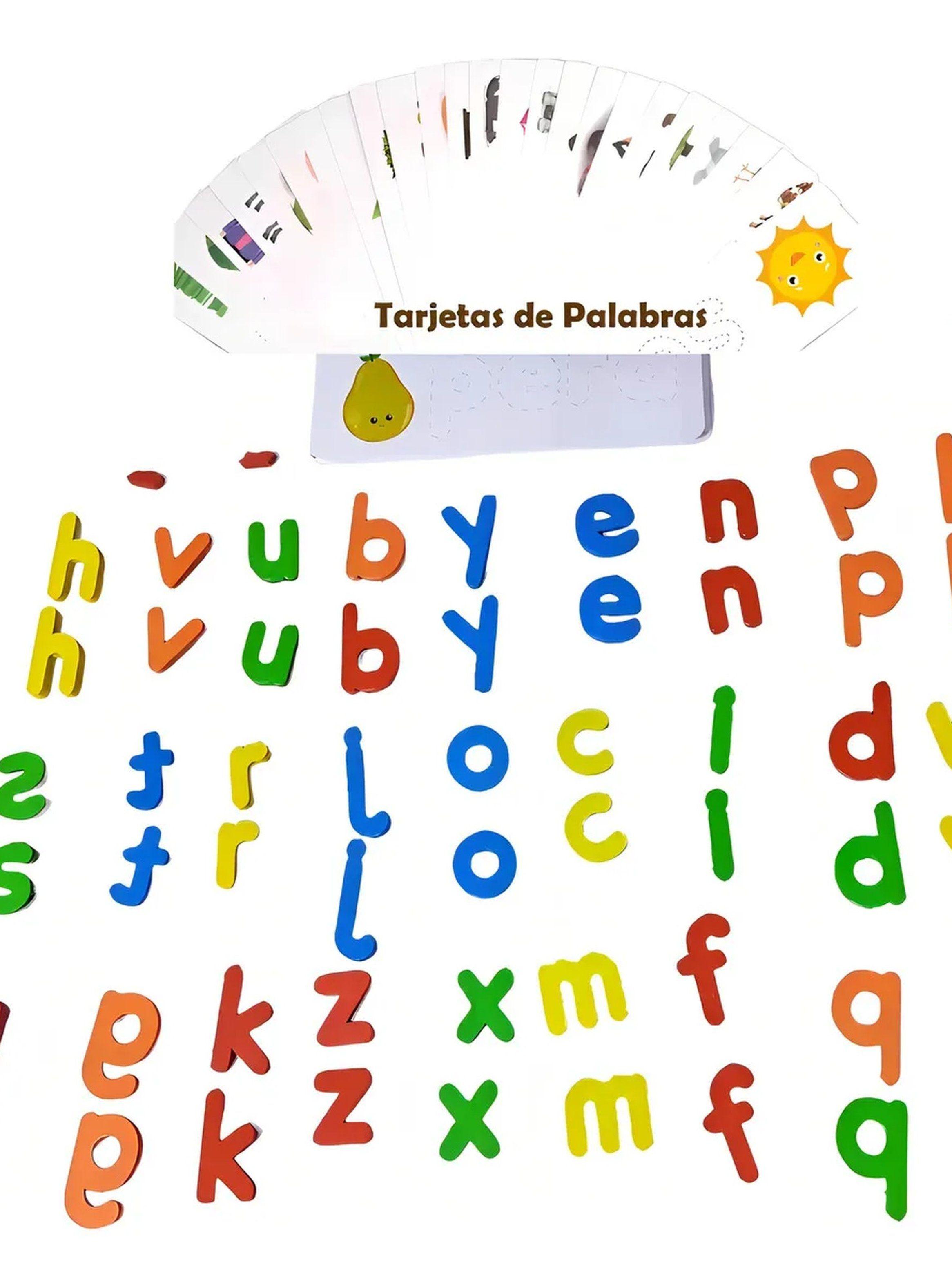 Juego De Palabras Infantil Didáctico Cognitivo Montessori 3+-6