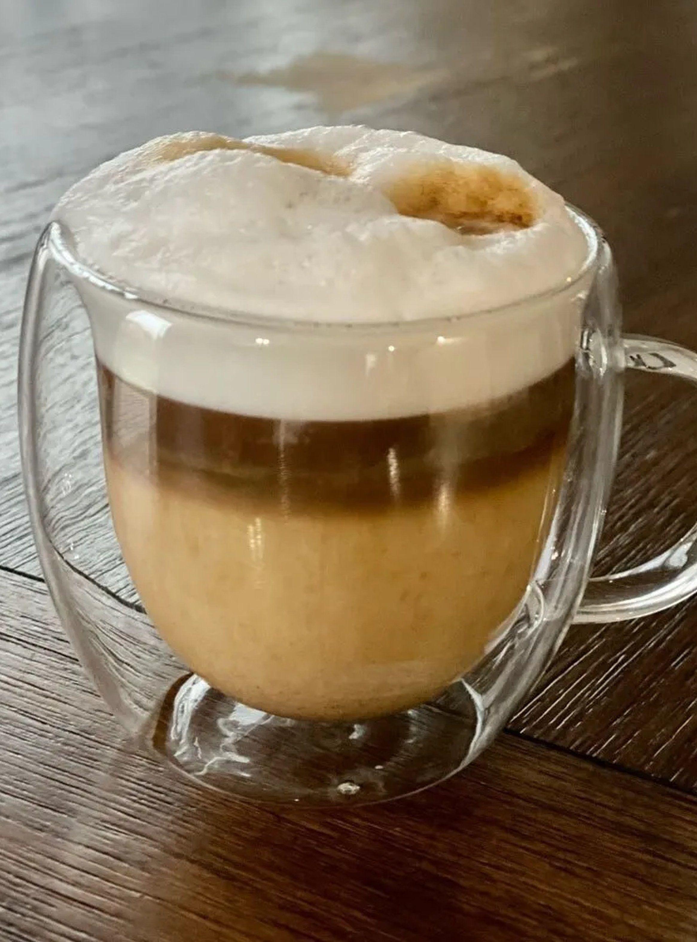 Taza de Vidrio Doble Pared Transparente Resistente al Calor 250ml-3