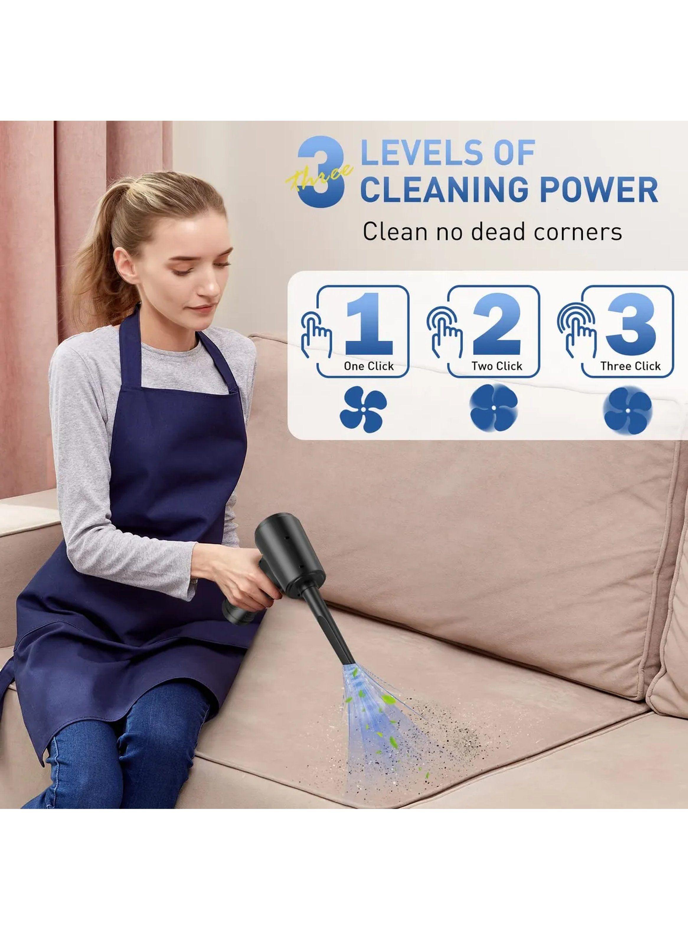 Aspiradora Portátil Eléctrica Recargable 7600mAh Multifuncional Tipo-C-3