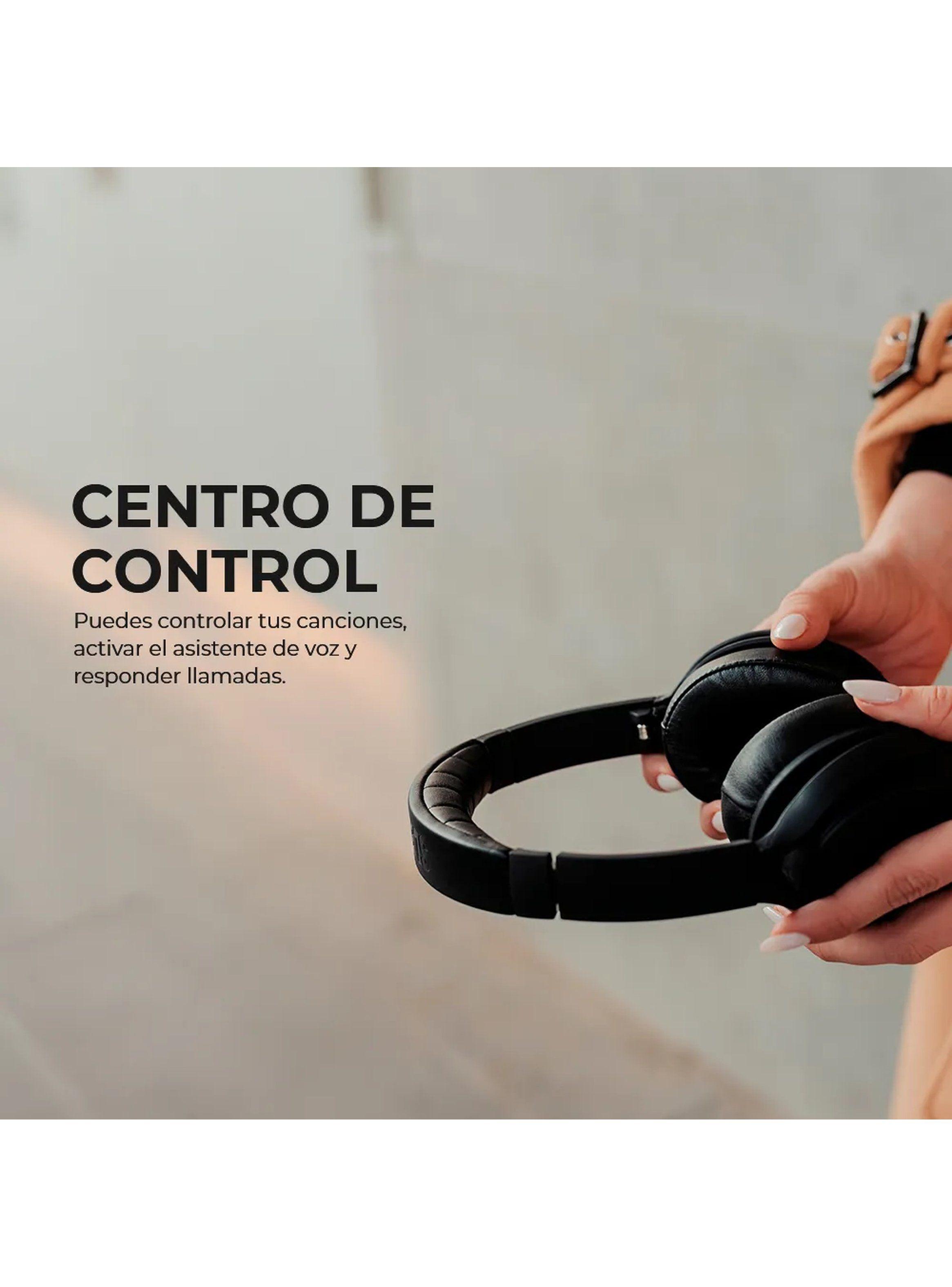 Audífonos Bluetooth de Cancelación de Ruido Personalizable Negro -7