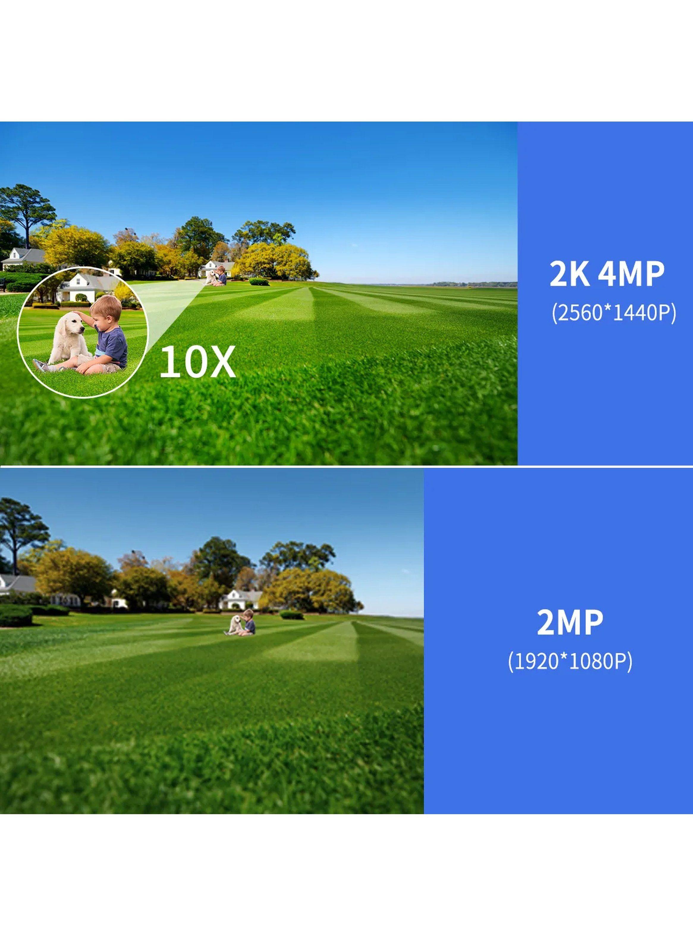 Cámara de Seguridad IP Exterior 2K 4MP Visión Nocturna Zoom 10x-2