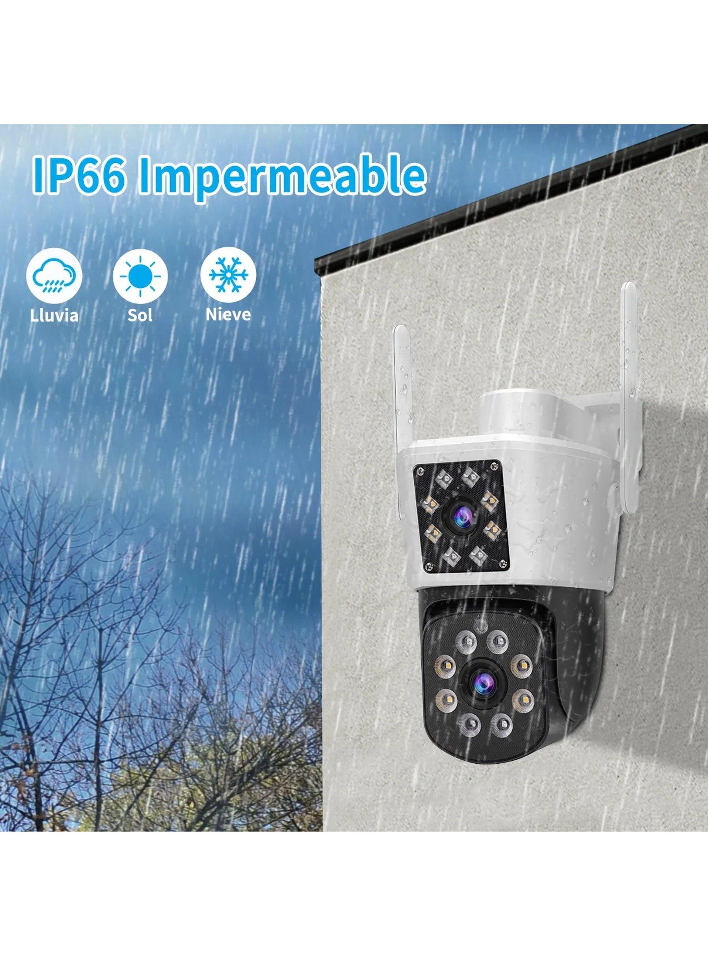 Cámara de Seguridad IP Exterior 2K 4MP Visión Nocturna Zoom 10x-6