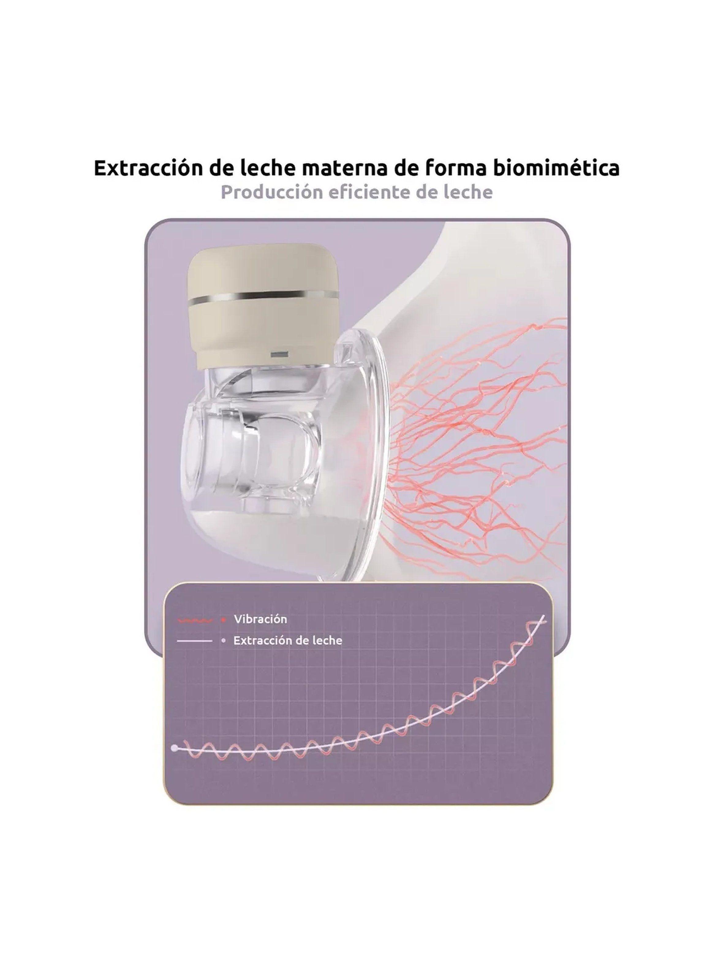 Extractor de Leche Eléctrico 180ml Pantalla LED 12 Niveles-6