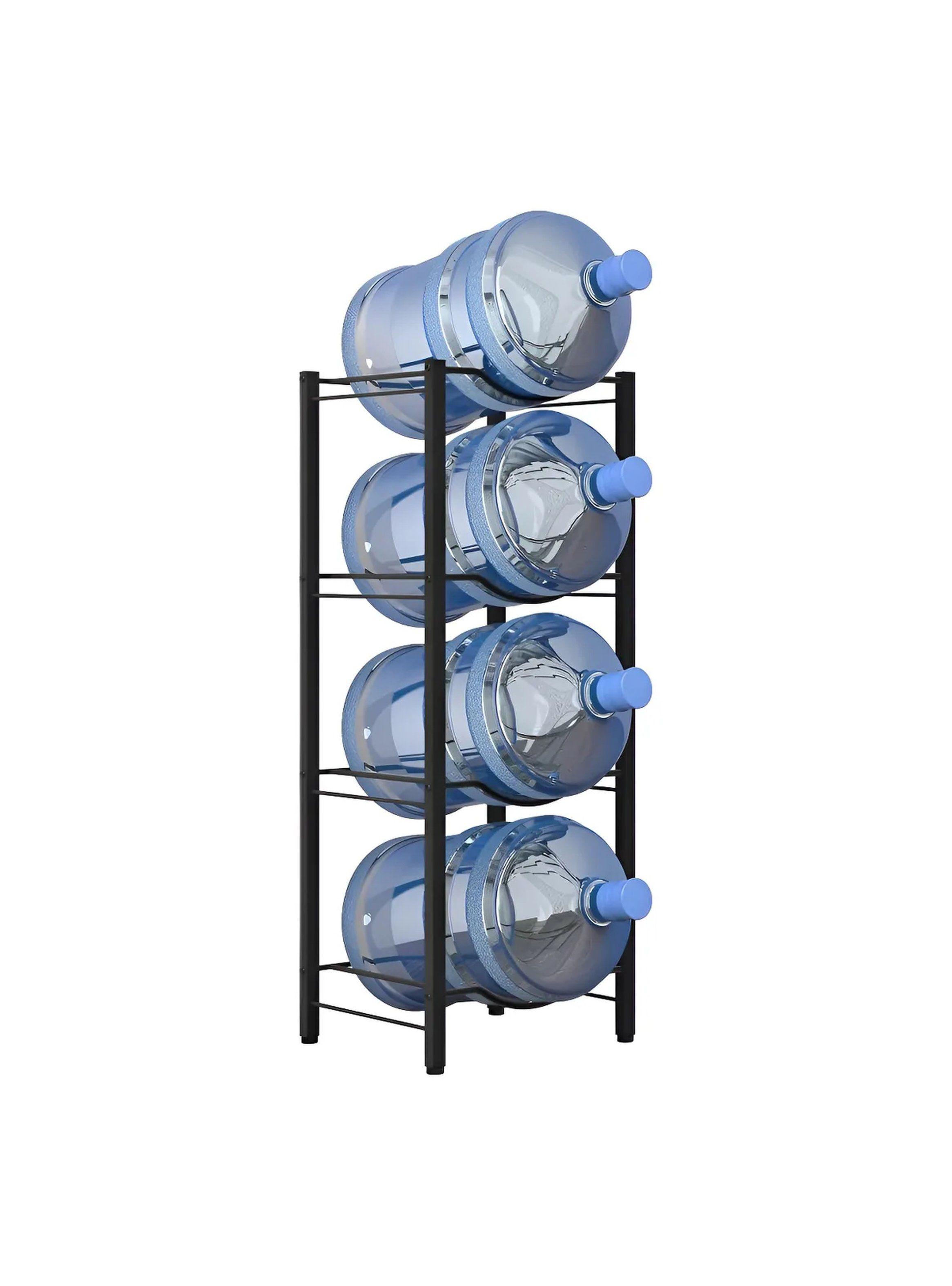 Estante Portagarrafón de Agua Acero Carbono 4 Niveles Rectangular-0