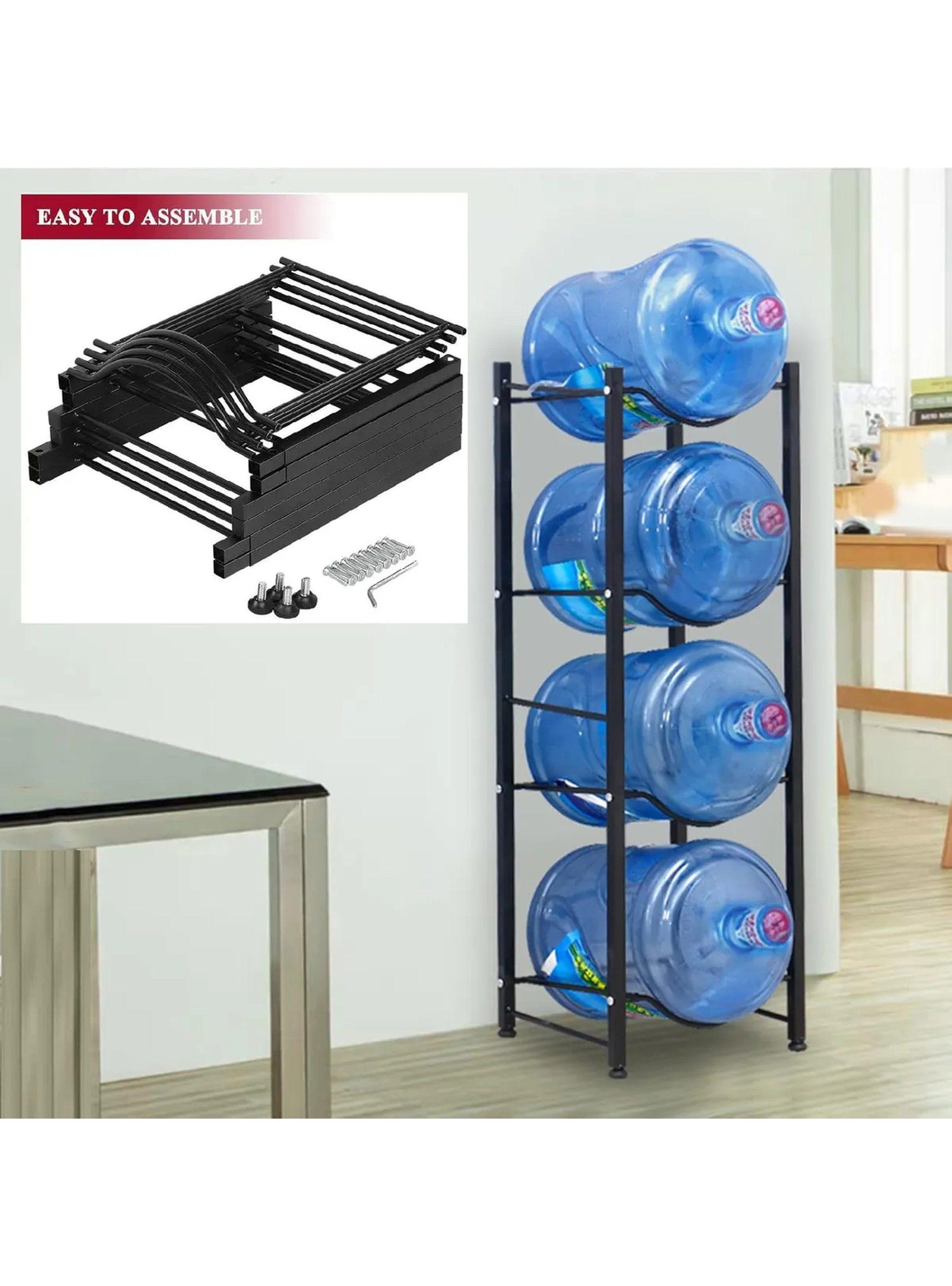Estante Portagarrafón de Agua Acero Carbono 4 Niveles Rectangular-1