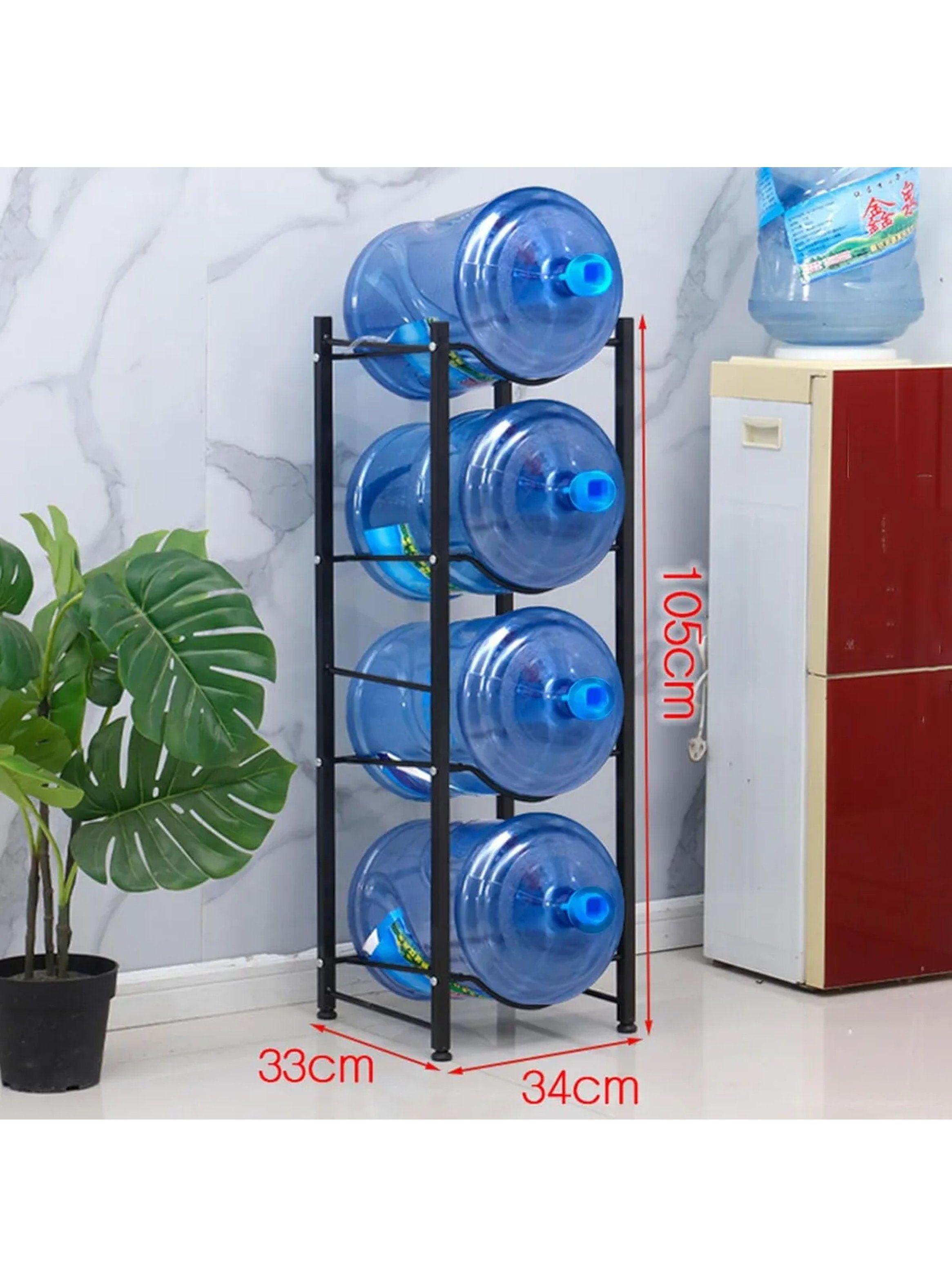 Estante Portagarrafón de Agua Acero Carbono 4 Niveles Rectangular-3