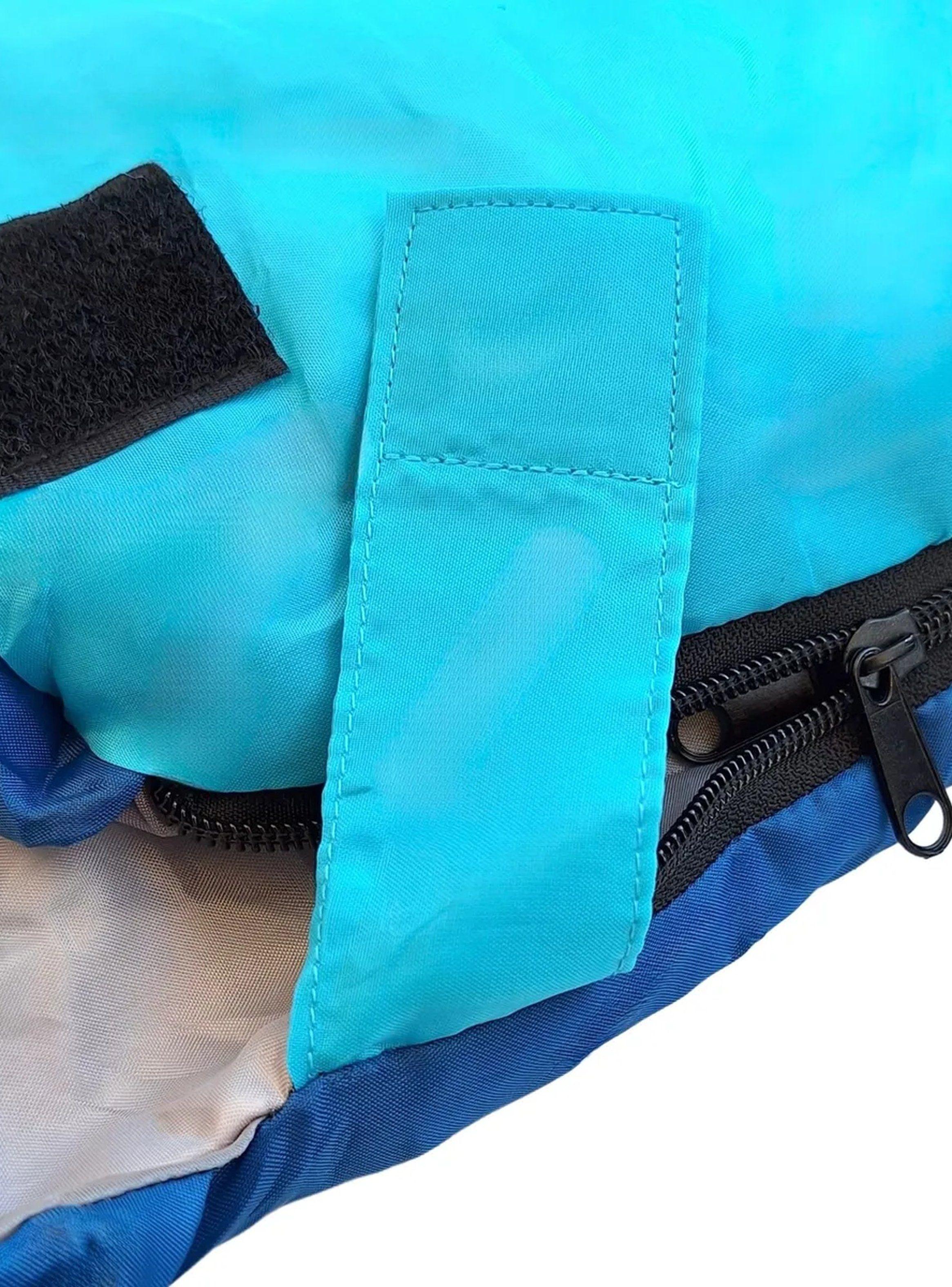 Saco de Dormir Ligero Impermeable Azul-1