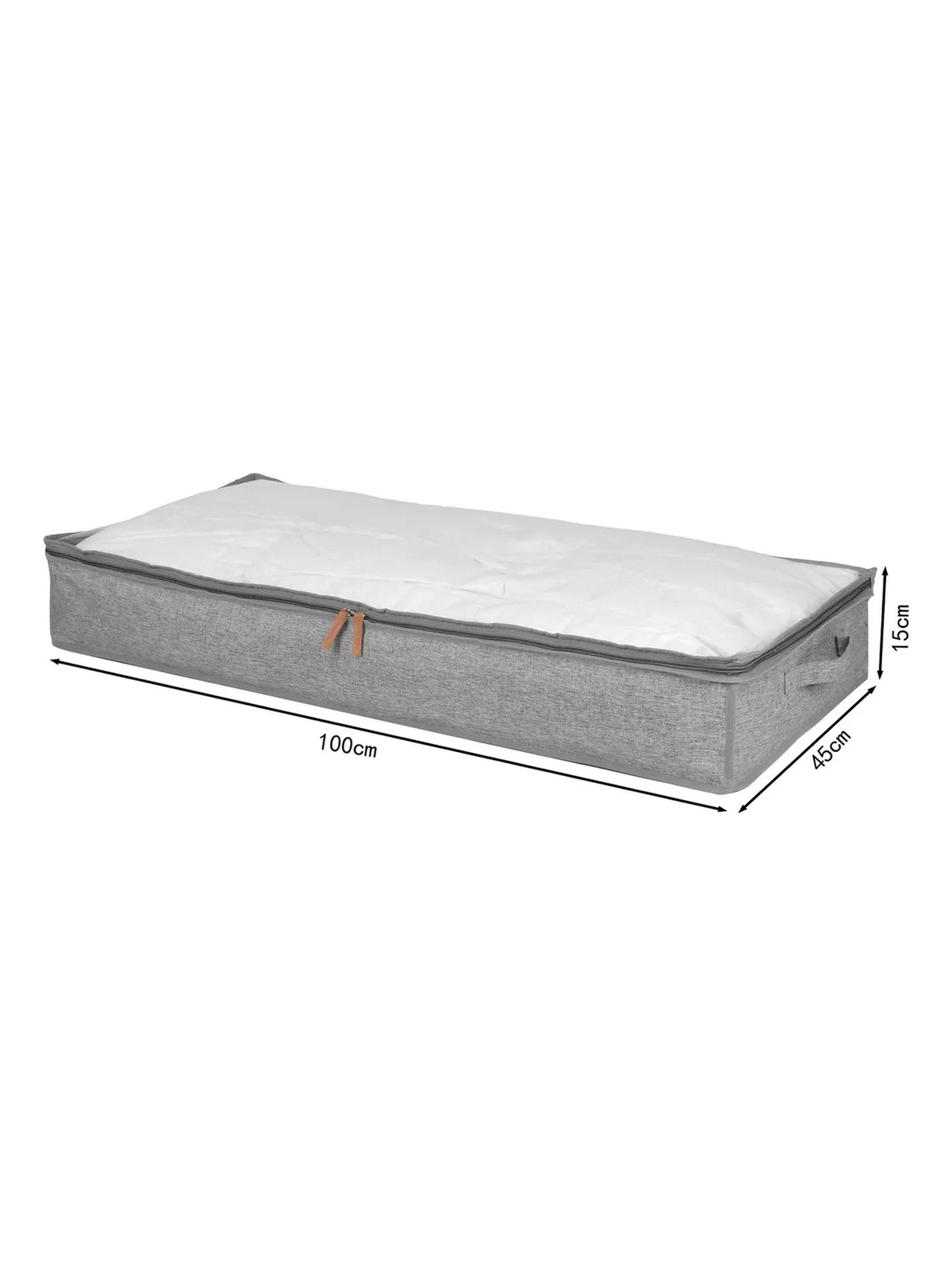 Organizador de Ropa Tela Transpirable Tapa Transparente Set 3 Piezas-3