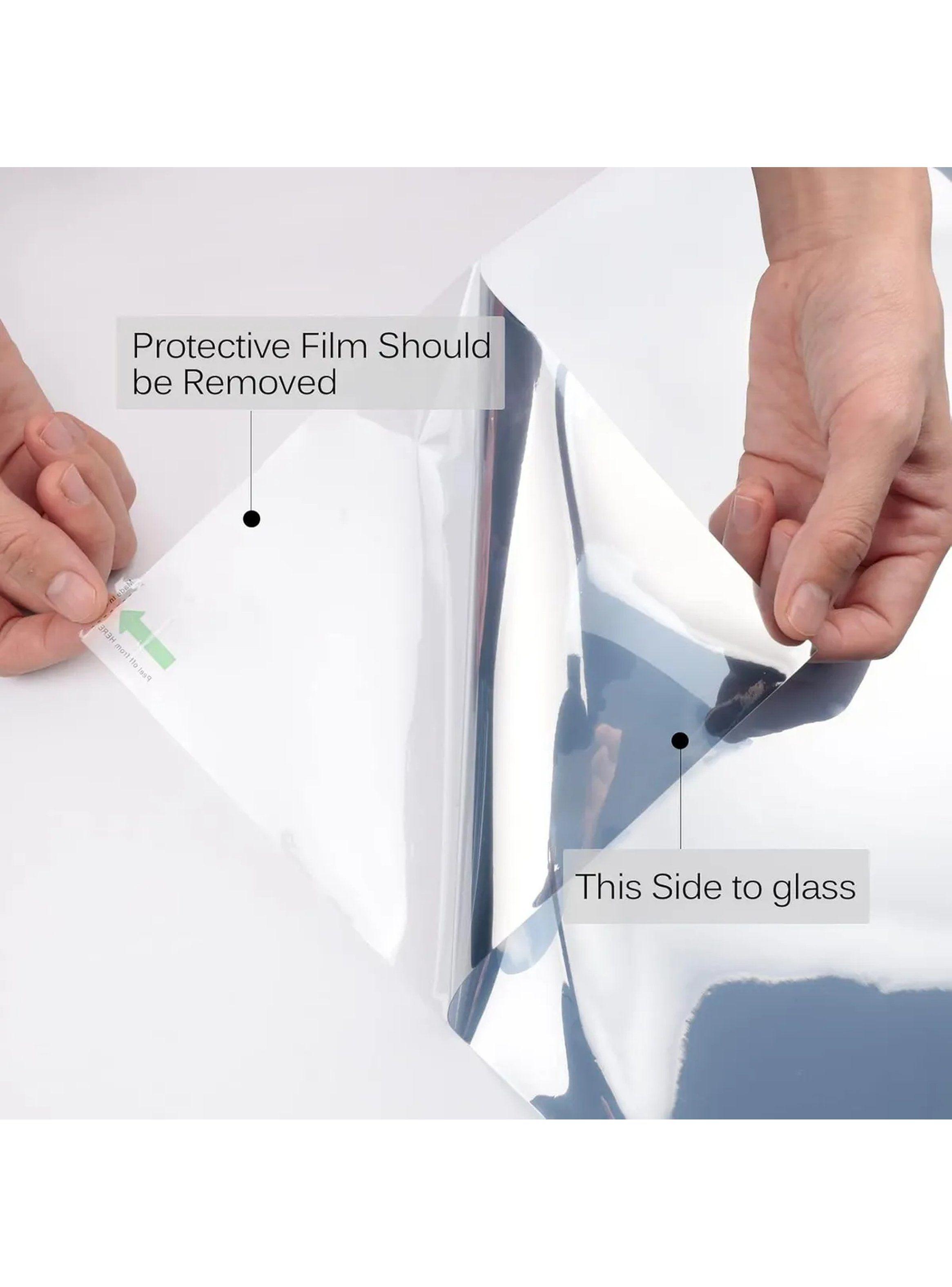 Película de Protección Solar Ventanas Reflectante Fácil Instalación-9
