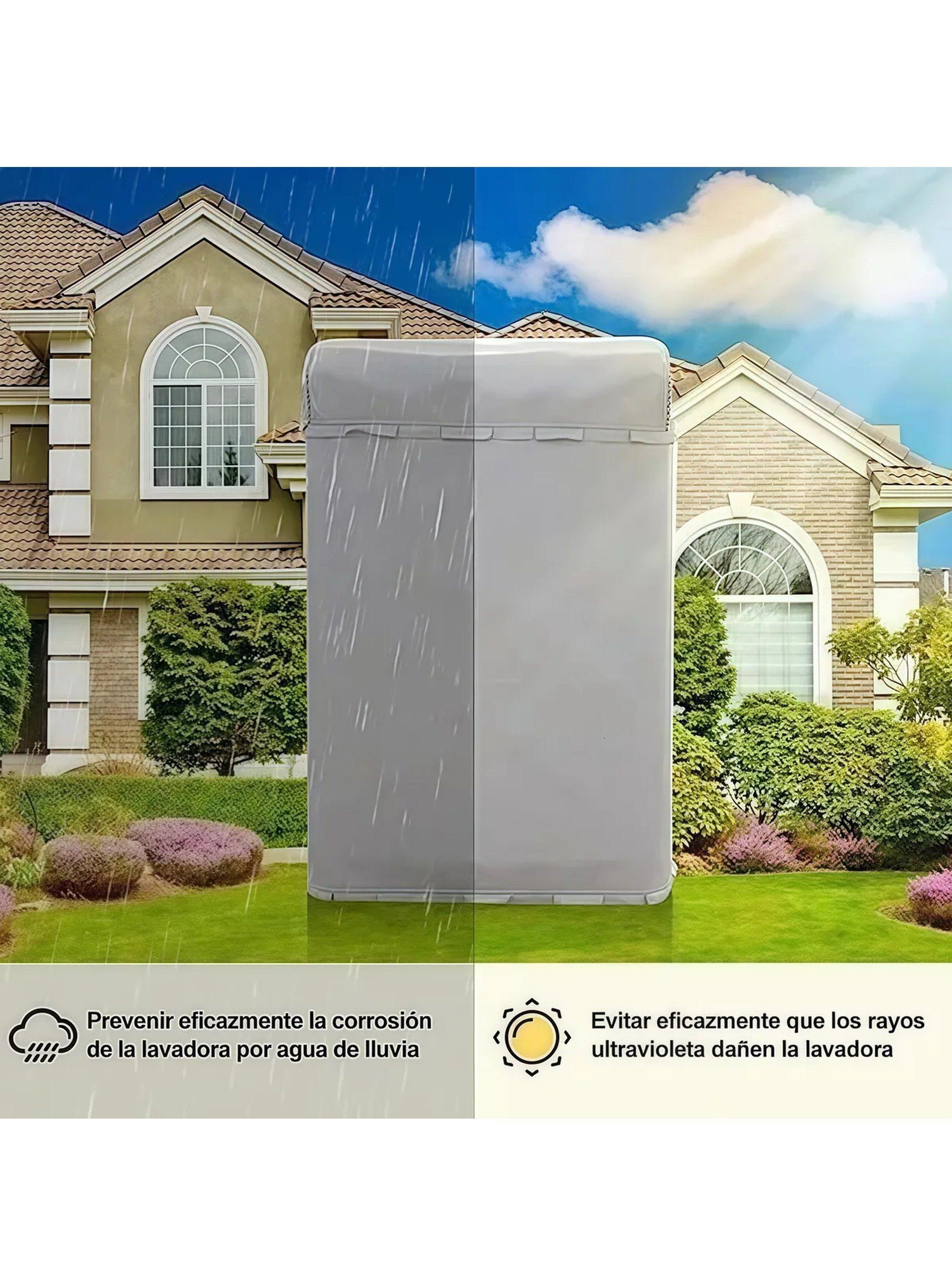 Funda Protectora para Lavadora Impermeable Resistente al Sol y Polvo-4