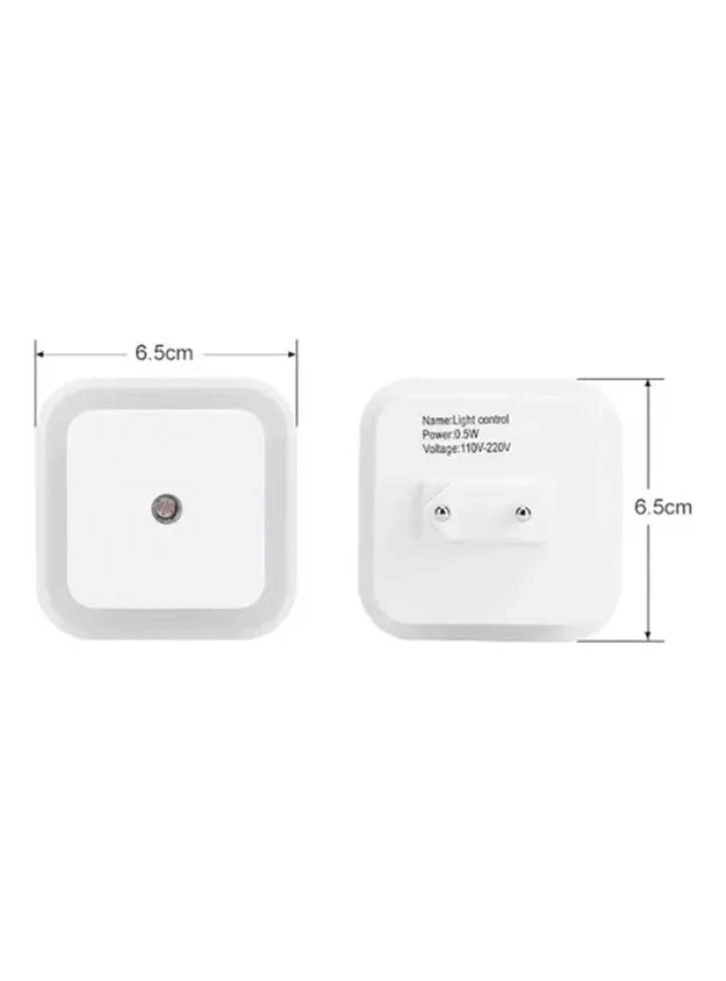 Lámpara LED Nocturna Inteligente Luz Cálida Para Enchufe-5