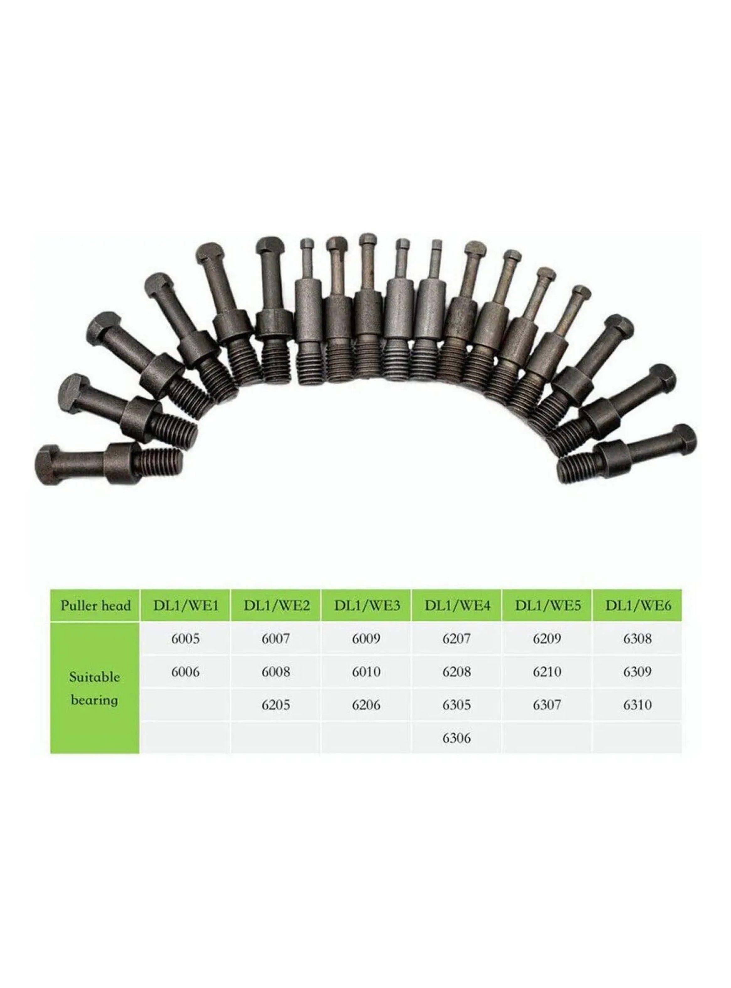 Juego de Extractores de Rodamientos Universal Acero Ajustable-7