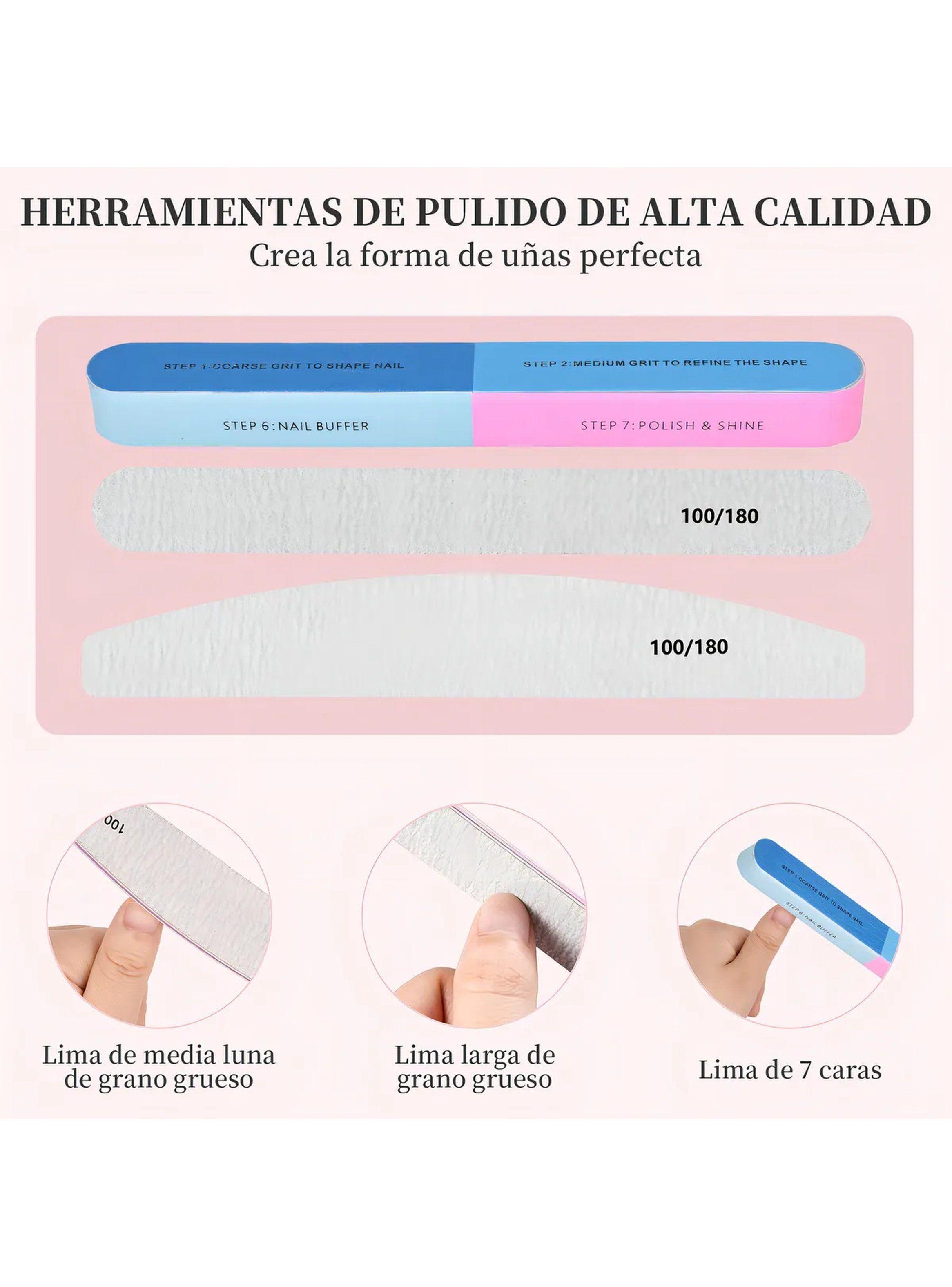 Set de Herramientas para Manicure y Pedicure | Acero Inoxidable-3