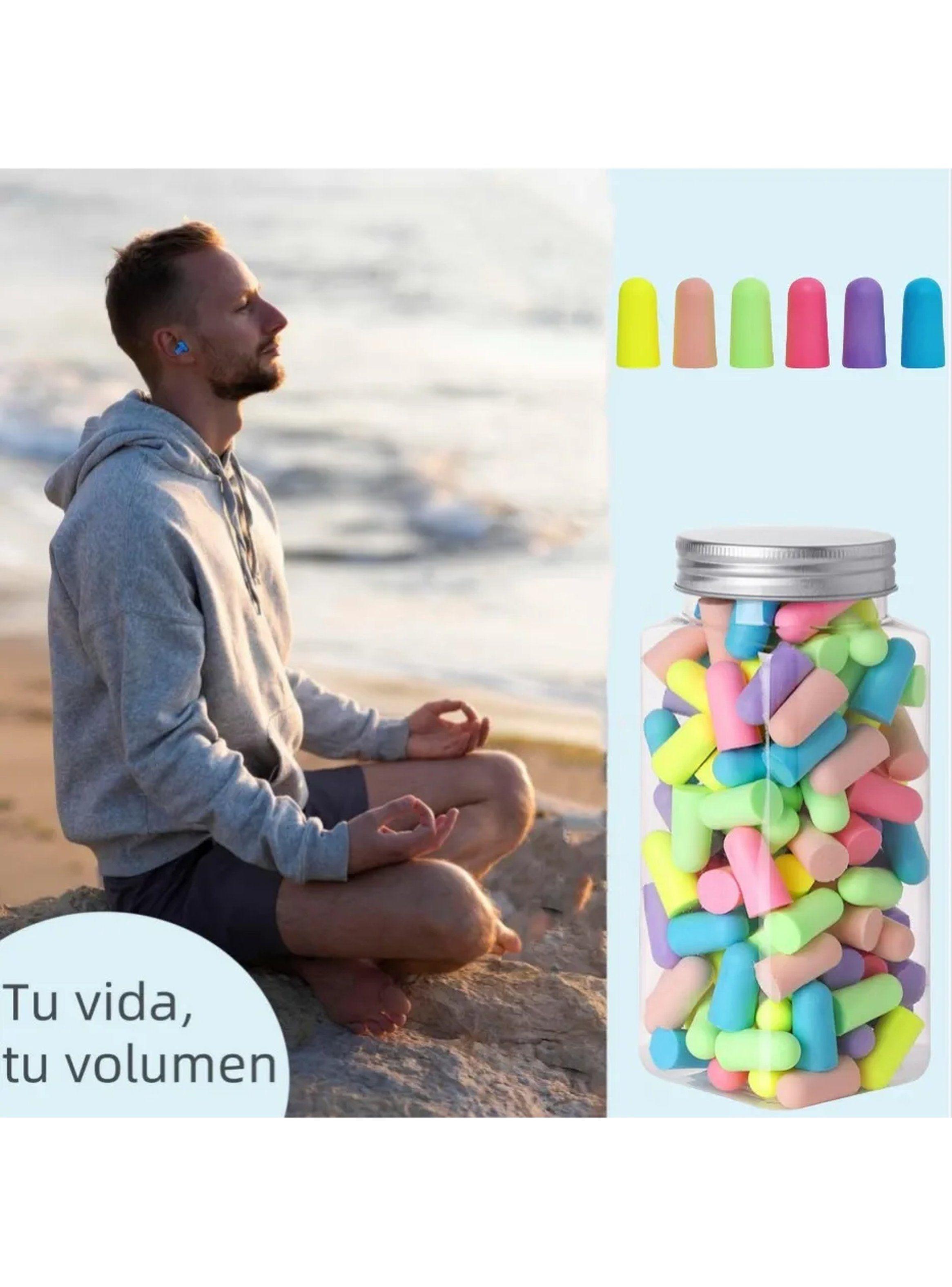 Tapones Para Oídos Espuma Multicolor Cancelación De Ruido-5