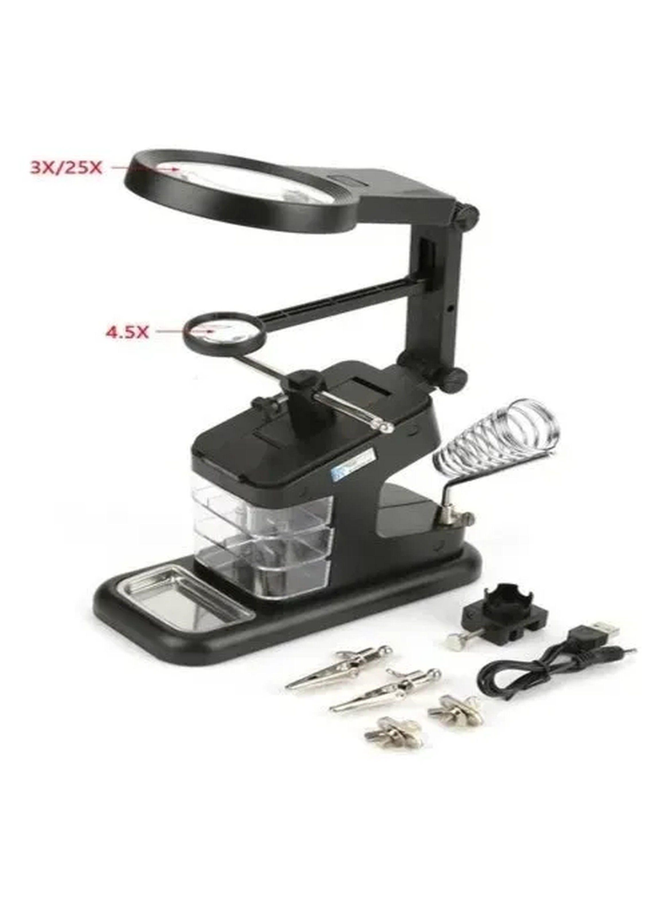 Lámpara de Aumento Multifuncional LED Brazo Ajustable-5