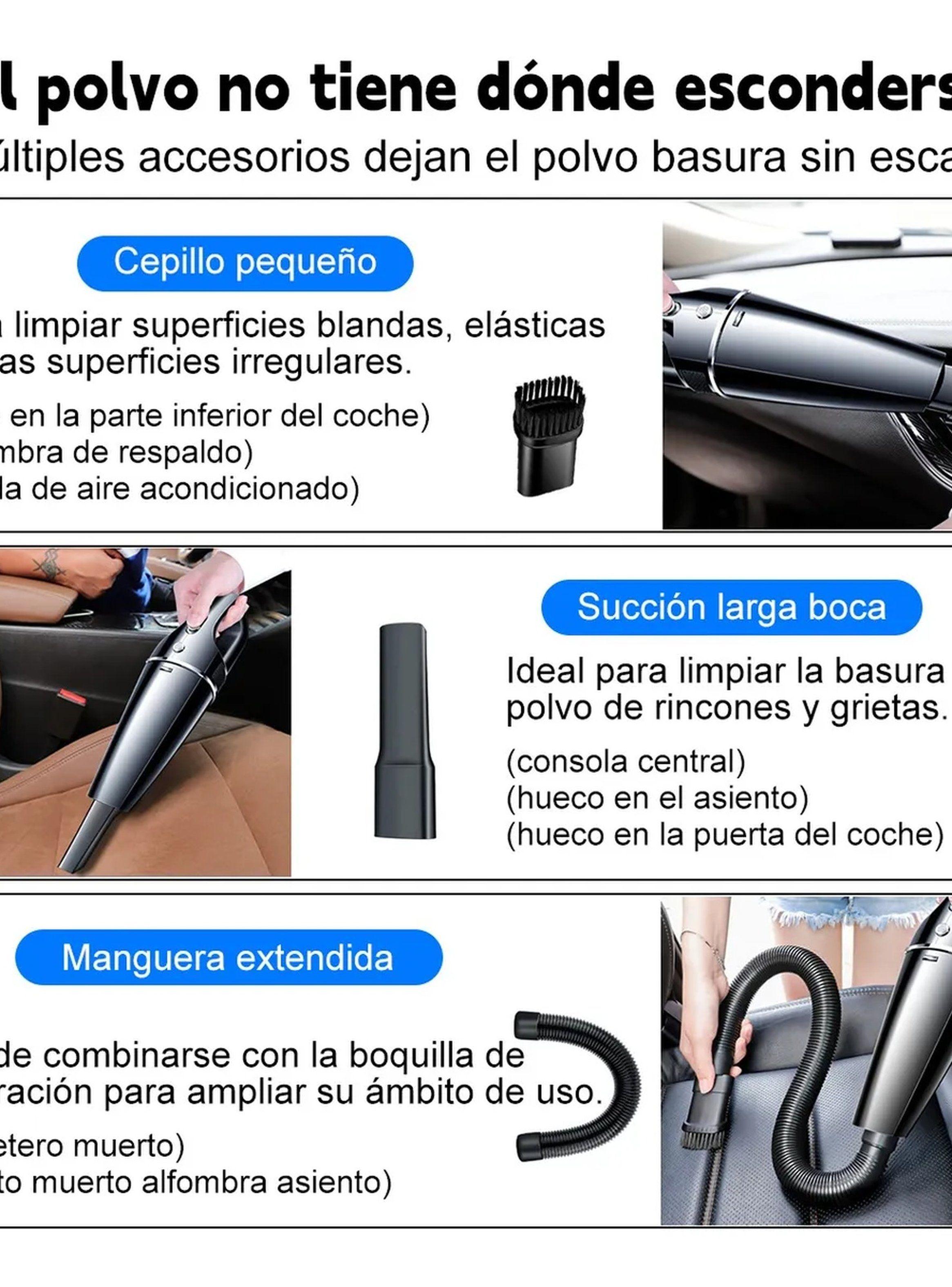 Aspiradora Portátil 120W Succión Alta Silenciosa Para Autos-7
