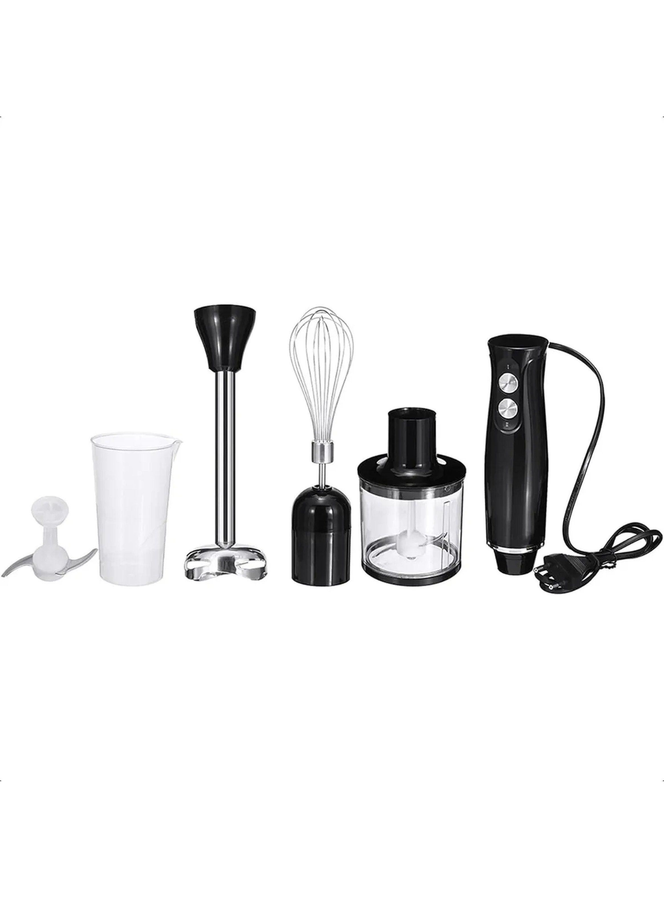 Batidora de Mano 4 en 1 500W Acero Inoxidable Negra-7