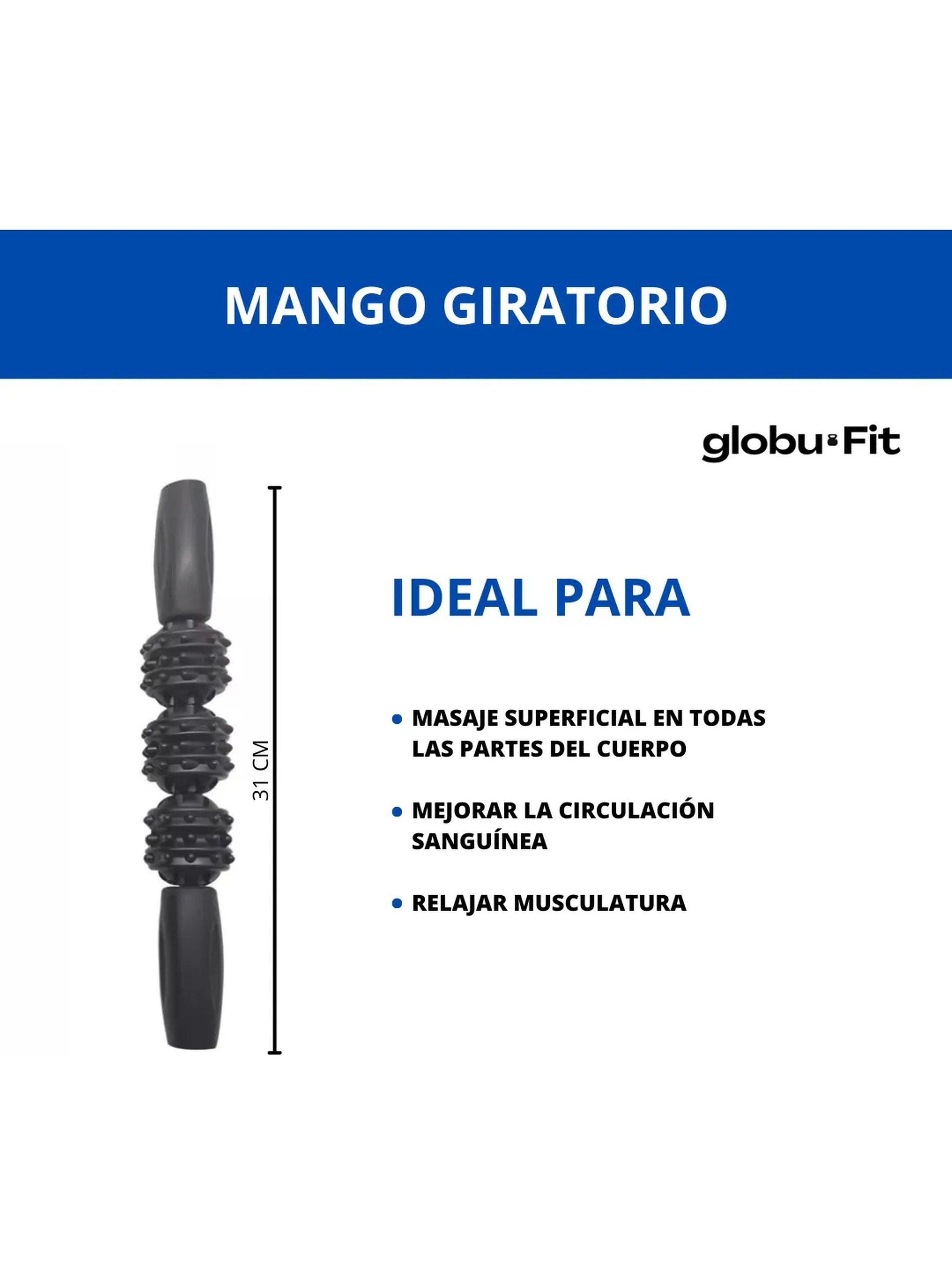 Kit de Rodillos de Masaje 5 en 1 Goma Texturizada Negros-3