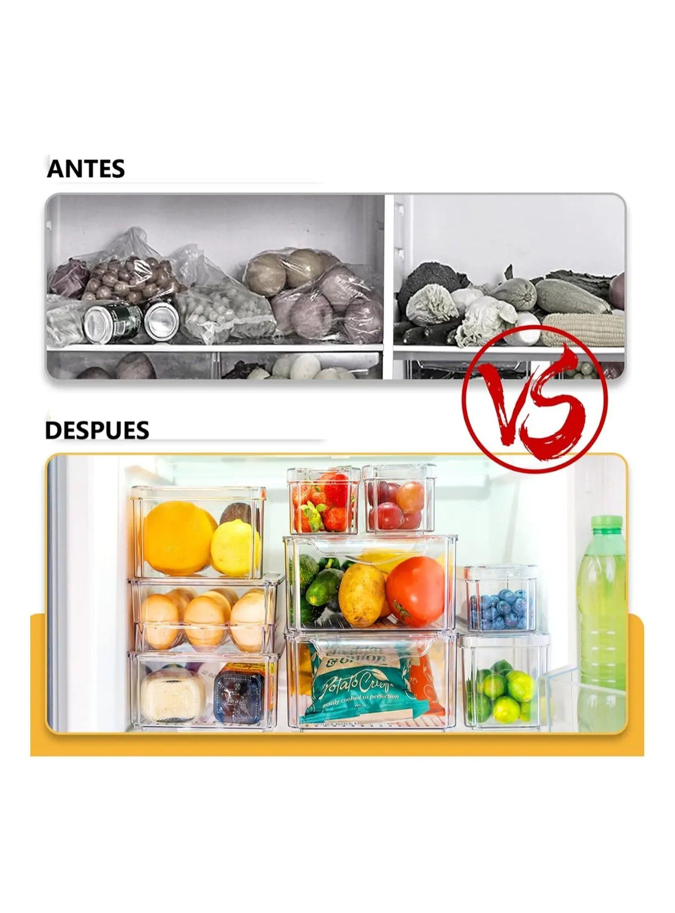 Contenedor de Alimentos Transparente 30x11x10 cm Plástico Rectangular-7