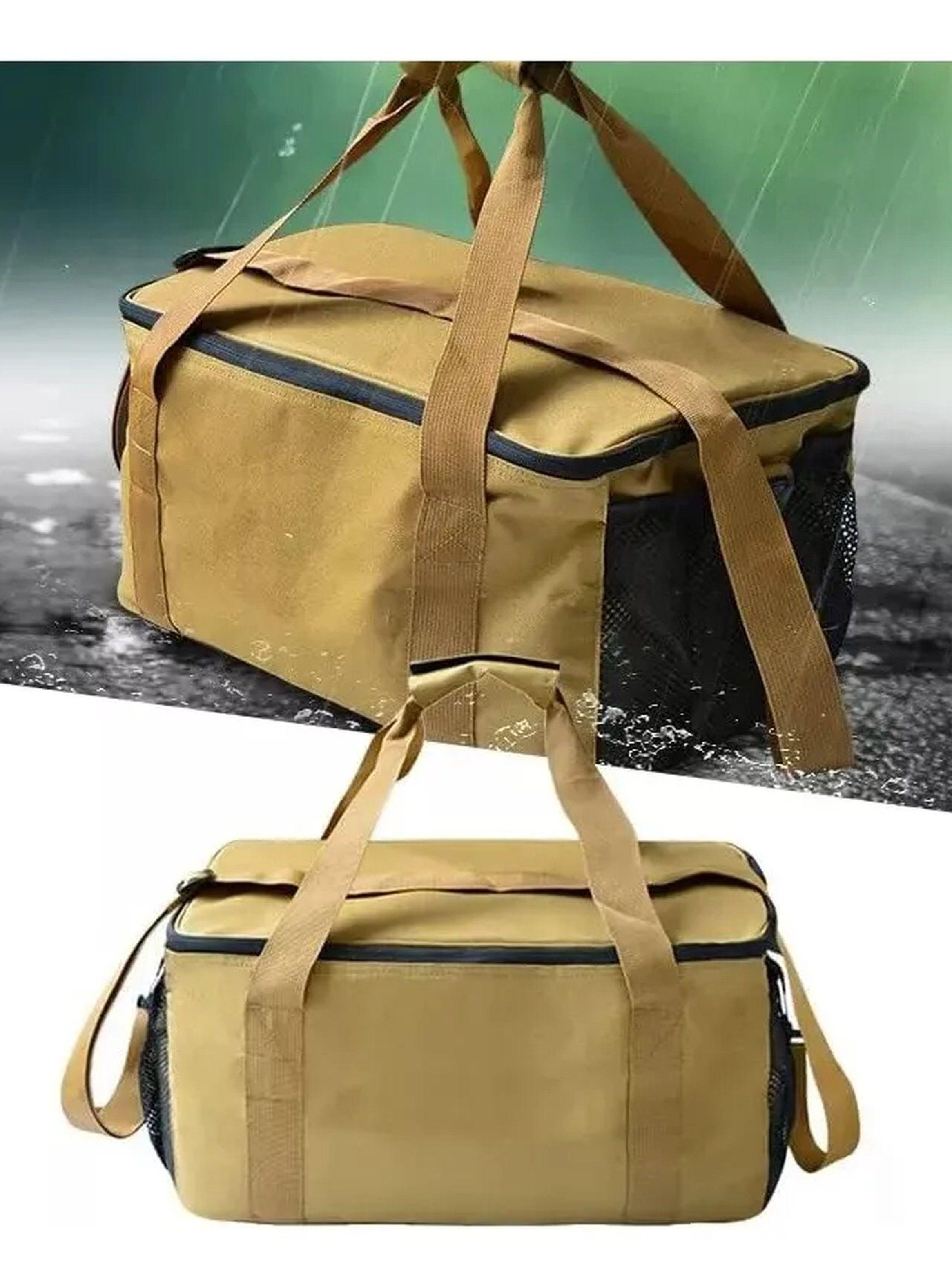 Bolso Térmico Multifuncional Impermeable Beige 30L-2