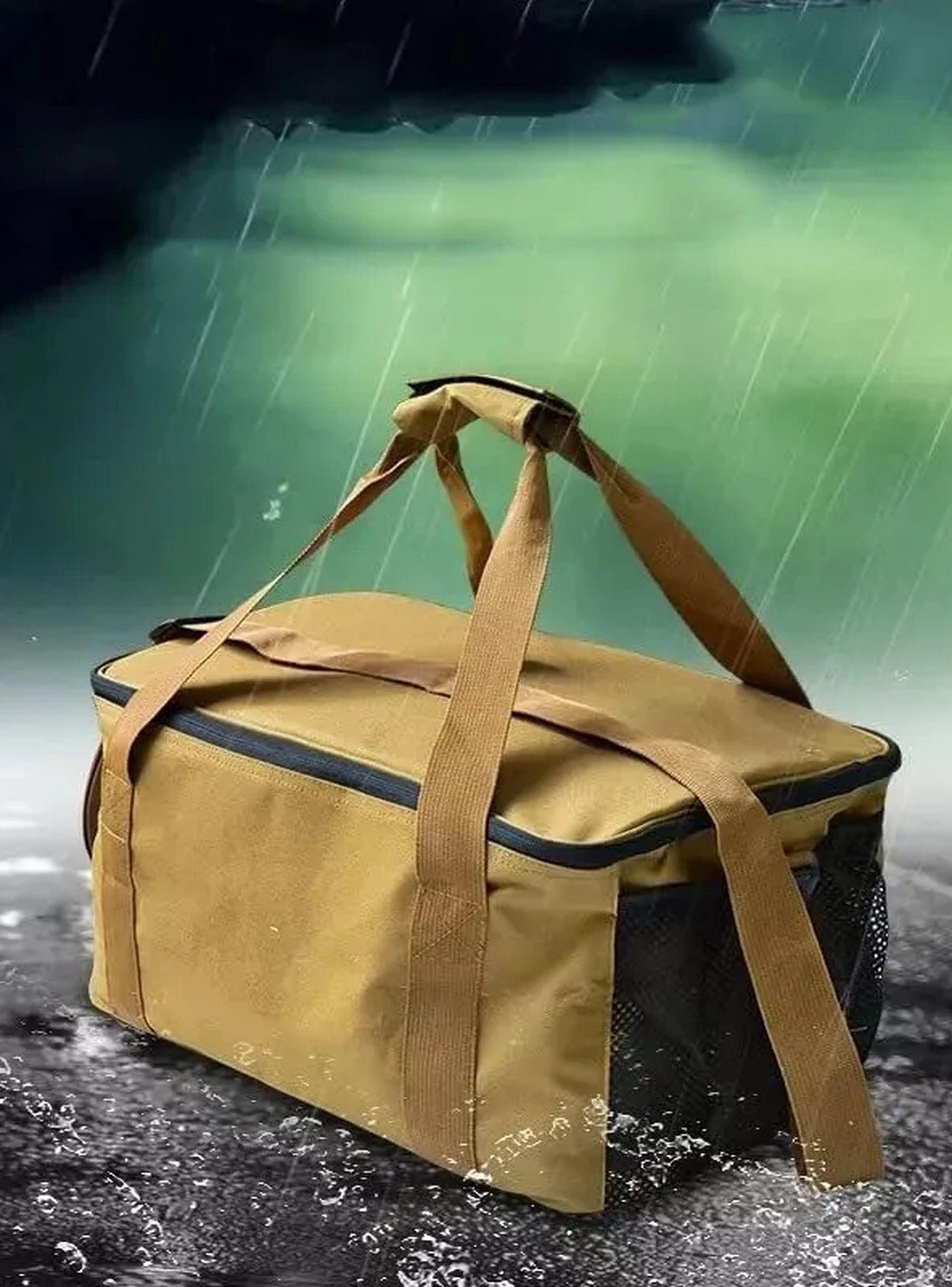 Bolso Térmico Multifuncional Impermeable Beige 30L-3