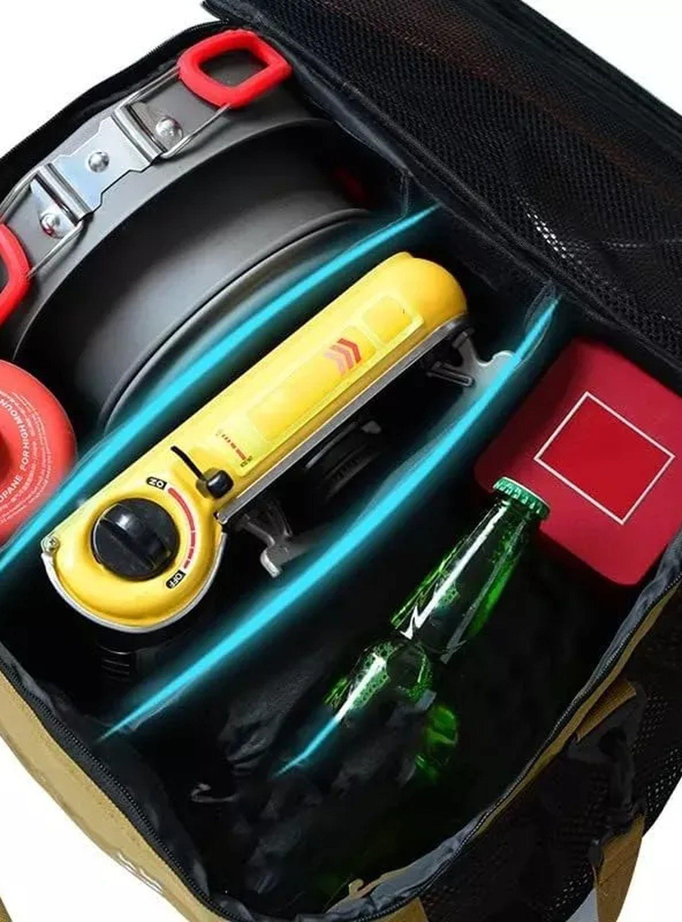 Bolso Térmico Multifuncional Impermeable Beige 30L-6