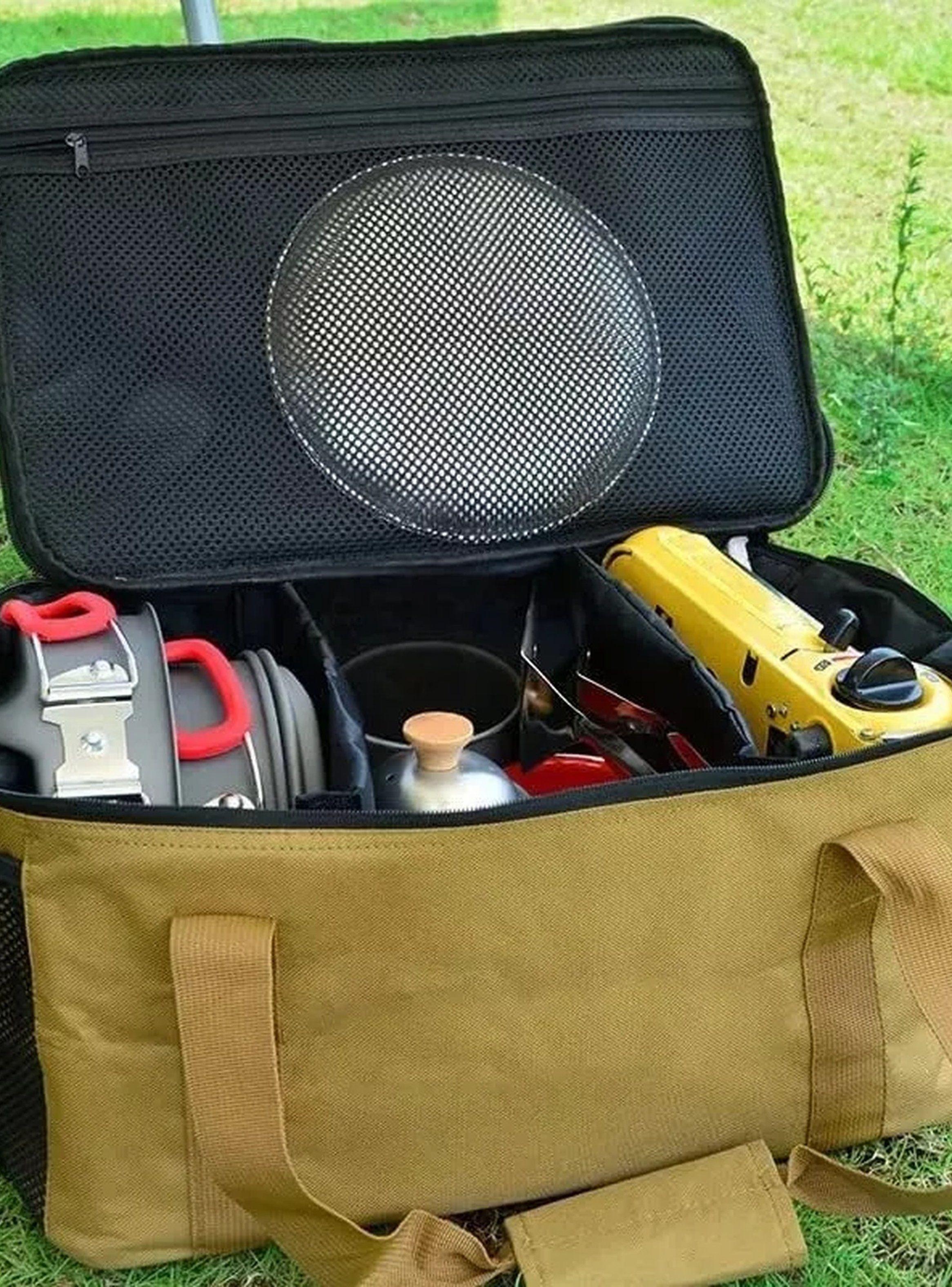 Bolso Térmico Multifuncional Impermeable Beige 30L-8