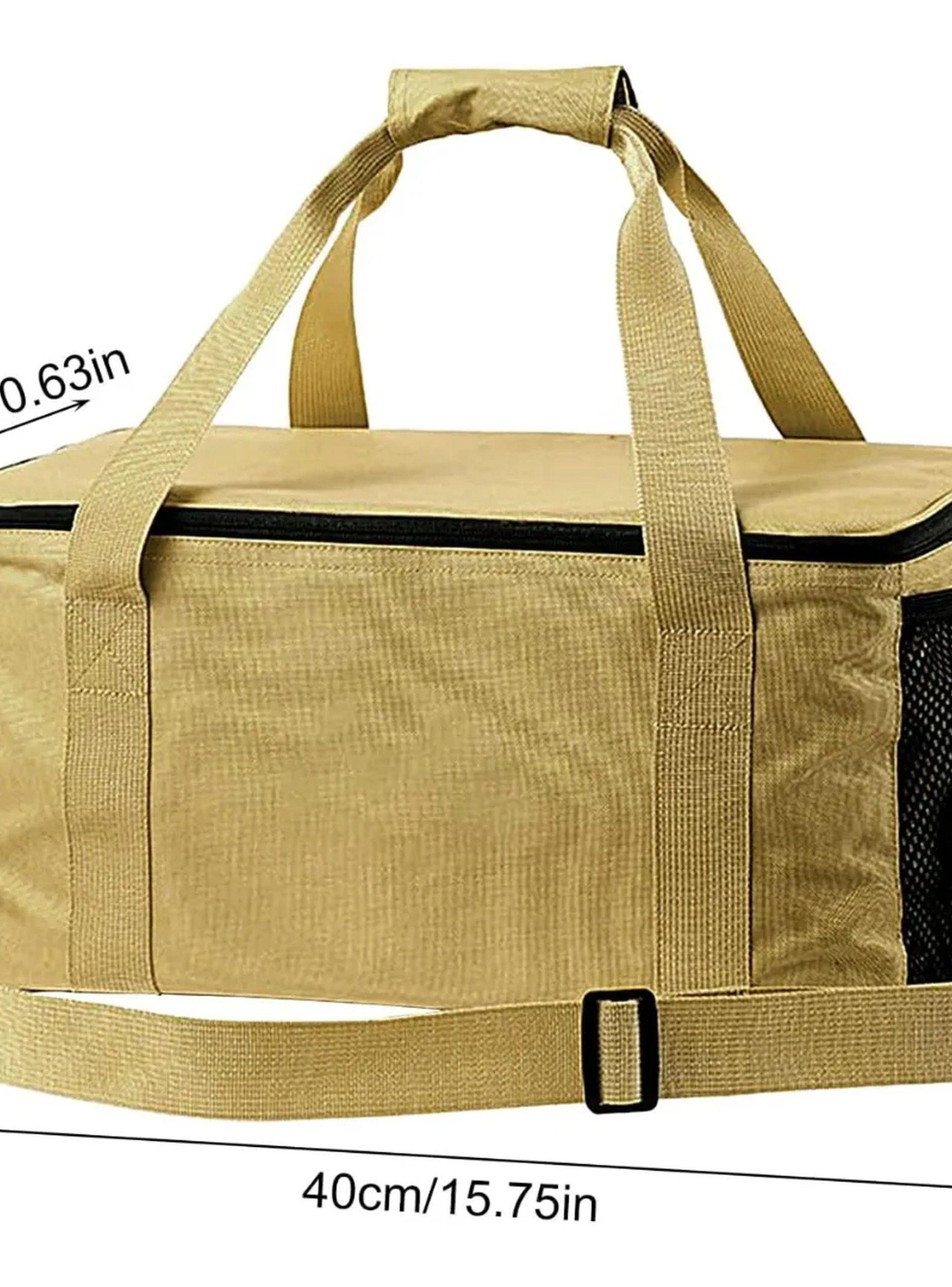 Bolso Térmico Multifuncional Impermeable Beige 30L-9